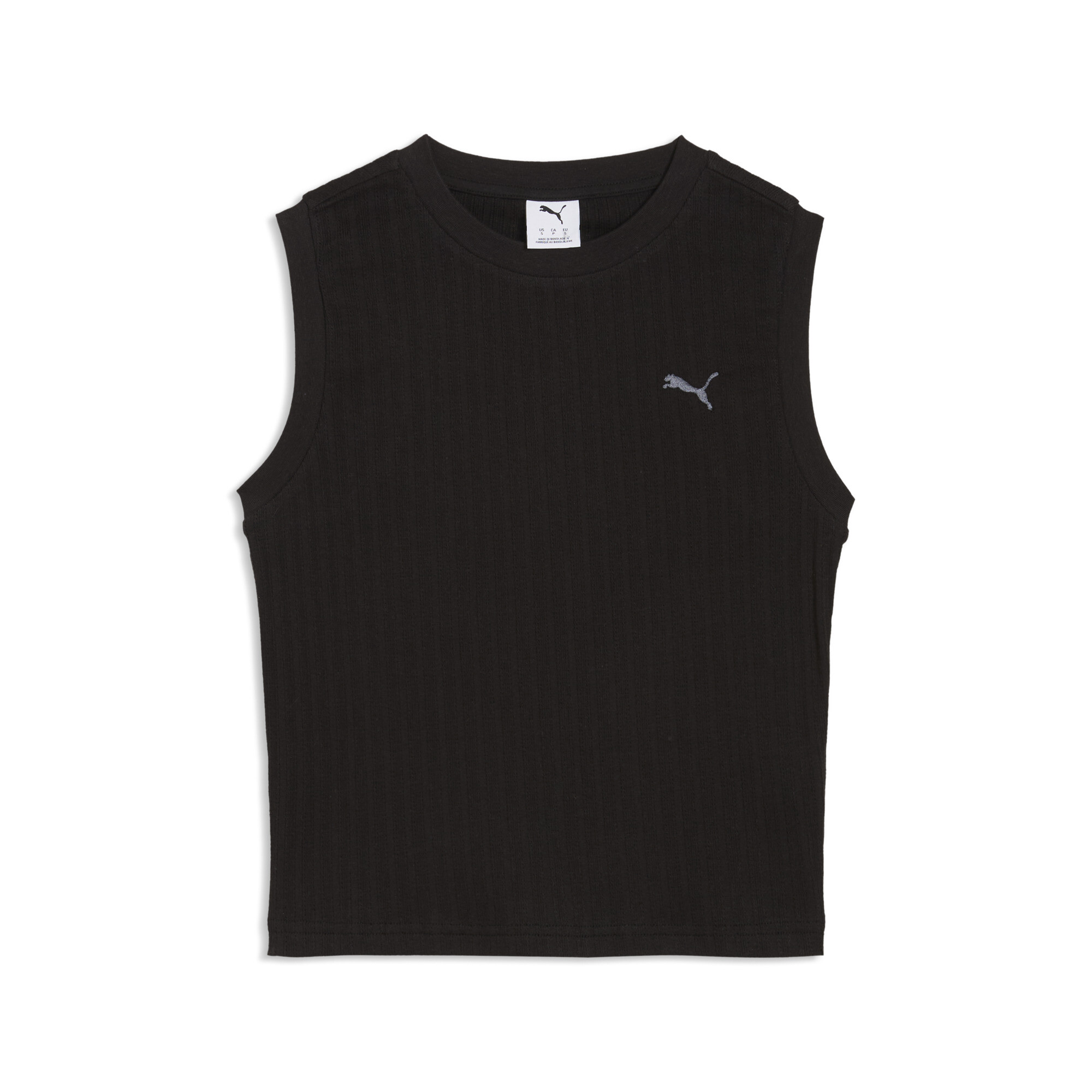 PUMA HER tanktop voor Dames, Zwart, Maat S thumbnail 3