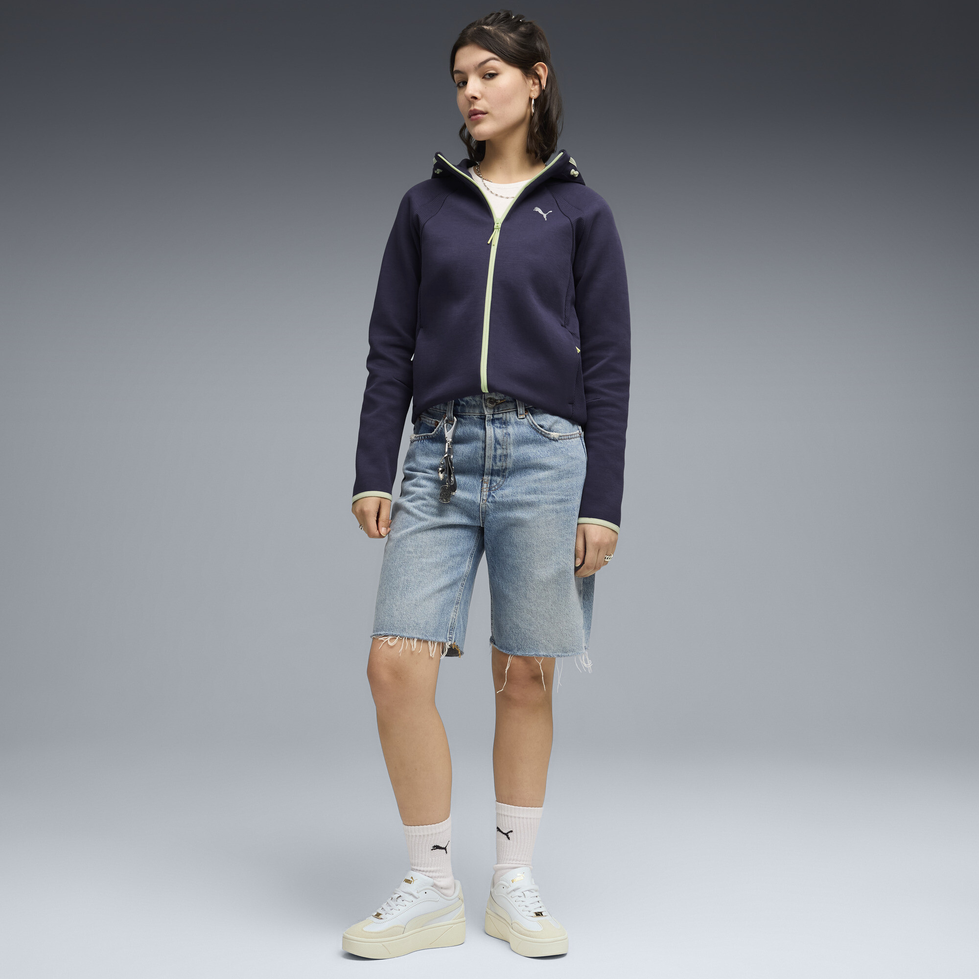 PUMA Evostripe hoodie met rits voor Dames, Maat XL thumbnail 4