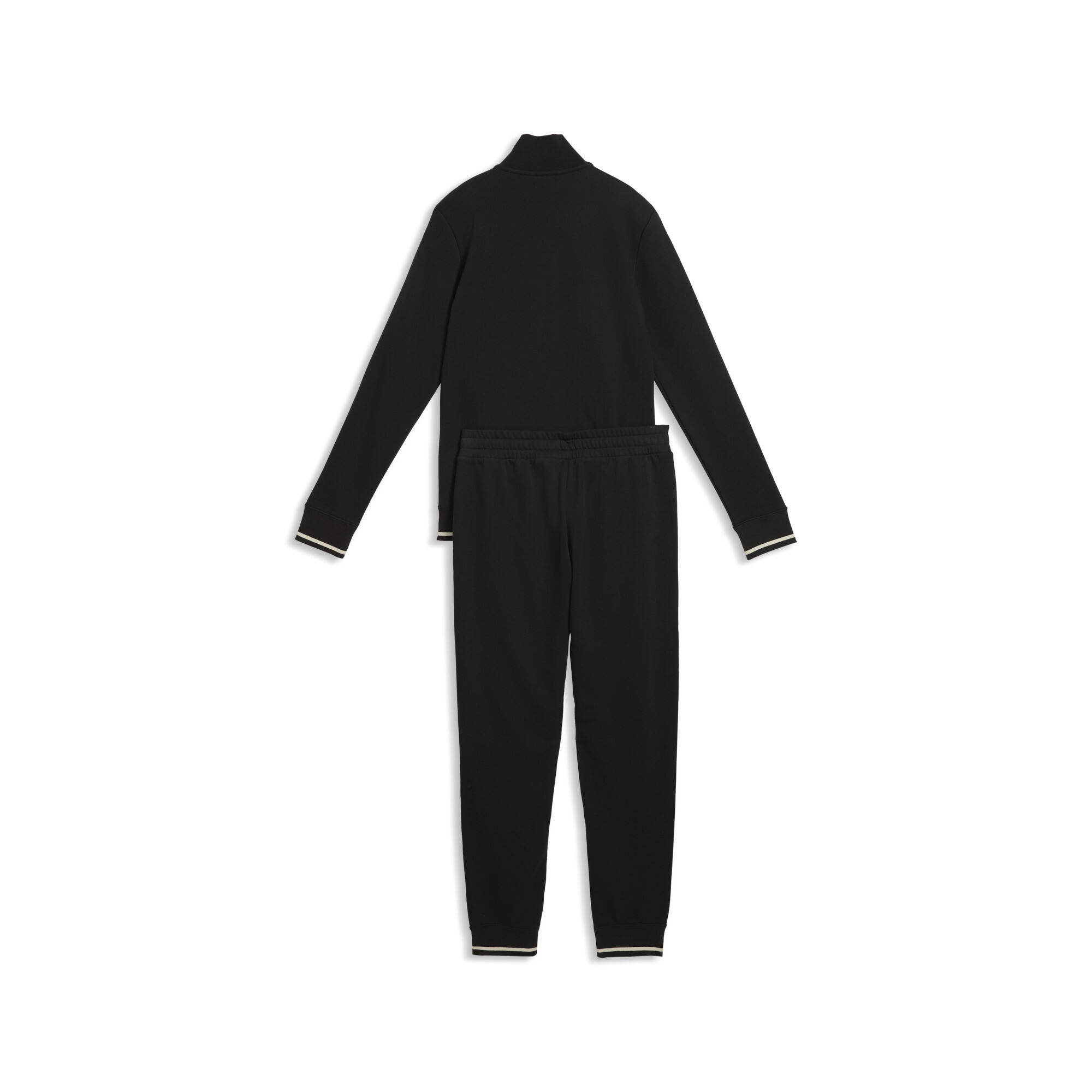 PUMA Metallic-trainingspak met volledige rits voor Dames, Zwart, Maat S thumbnail 2