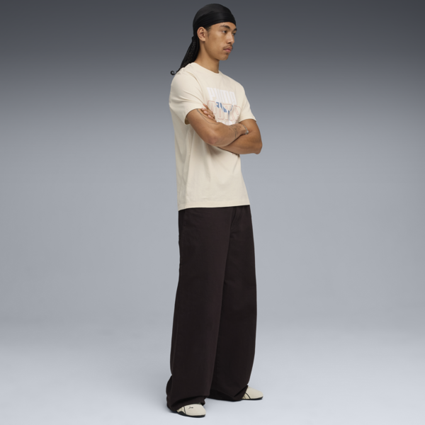 Graphic Stacked Tee Men, Alpine Snow, large-ZAF