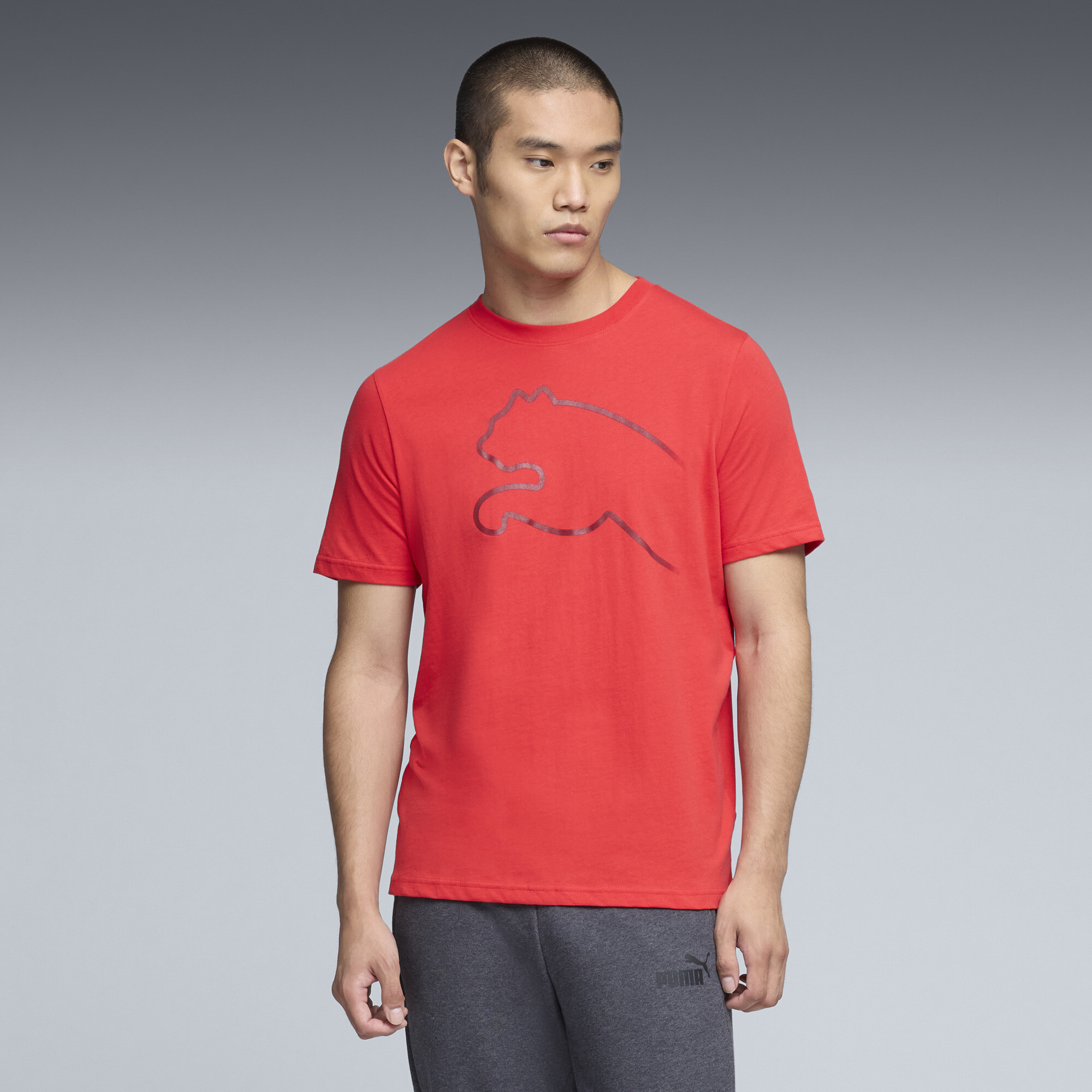 Puma Graphics Gradient Men's T-shirt In Red
