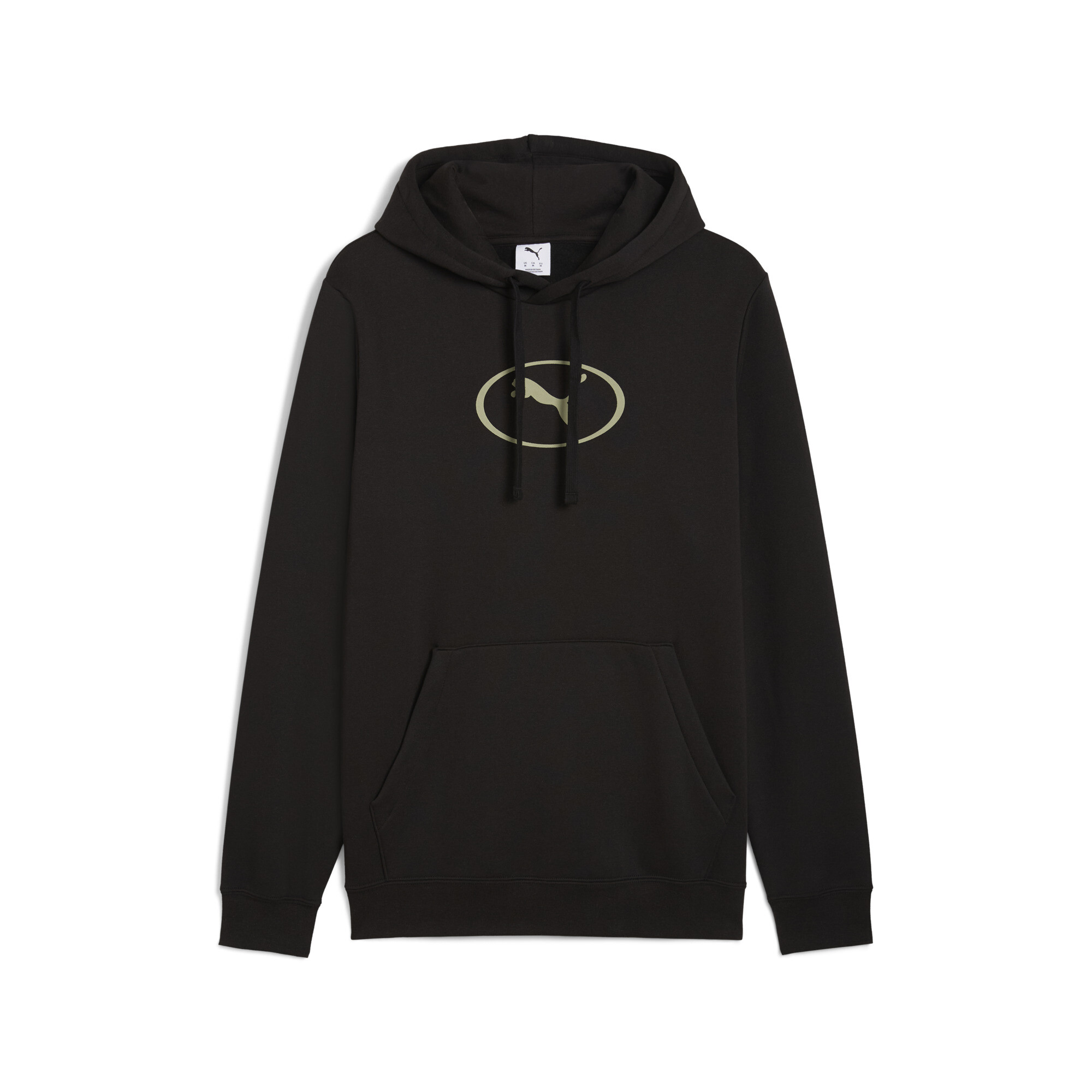 Puma Sport Graphic Hoodie Men In Black