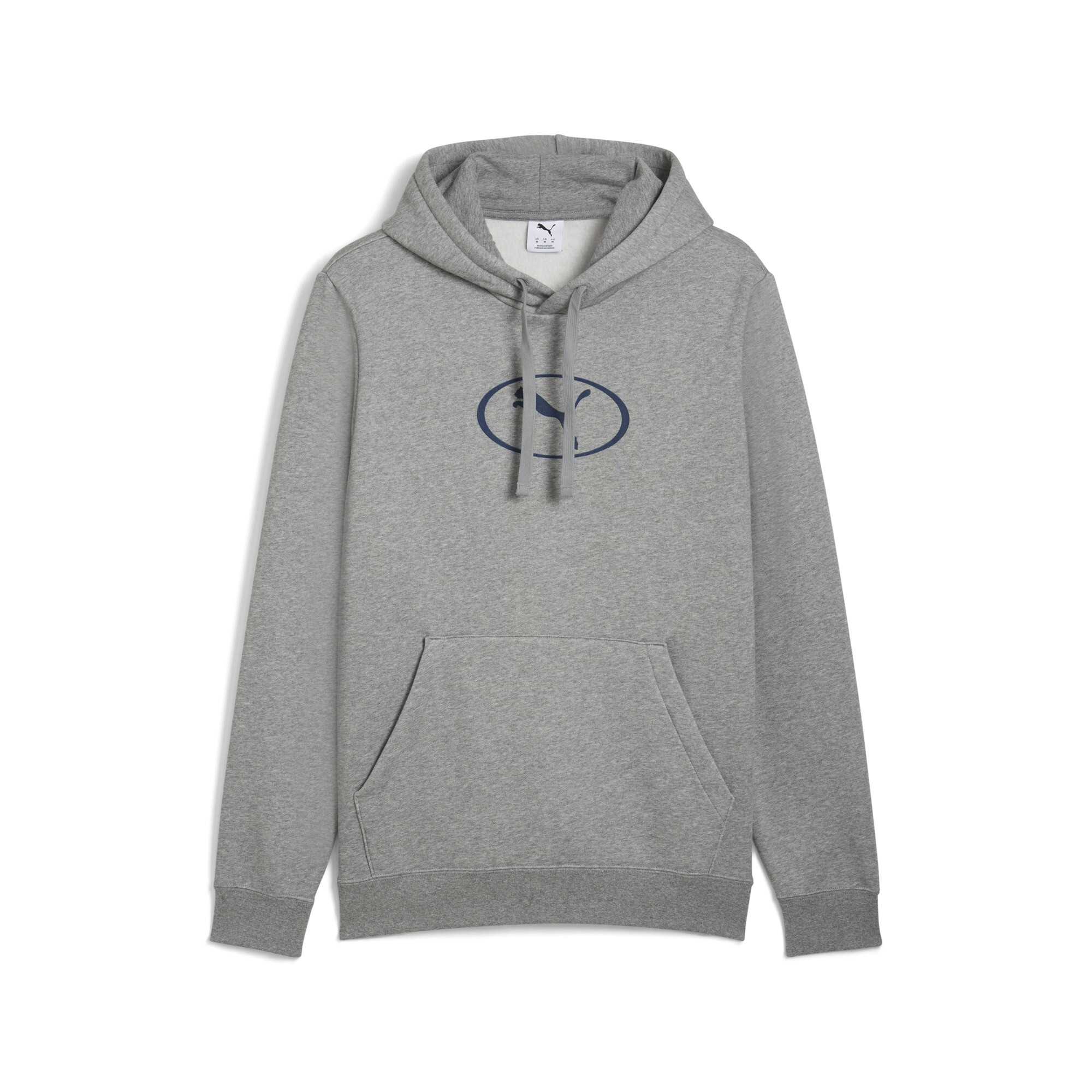 Puma Sport Graphic Hoodie Men In Gray