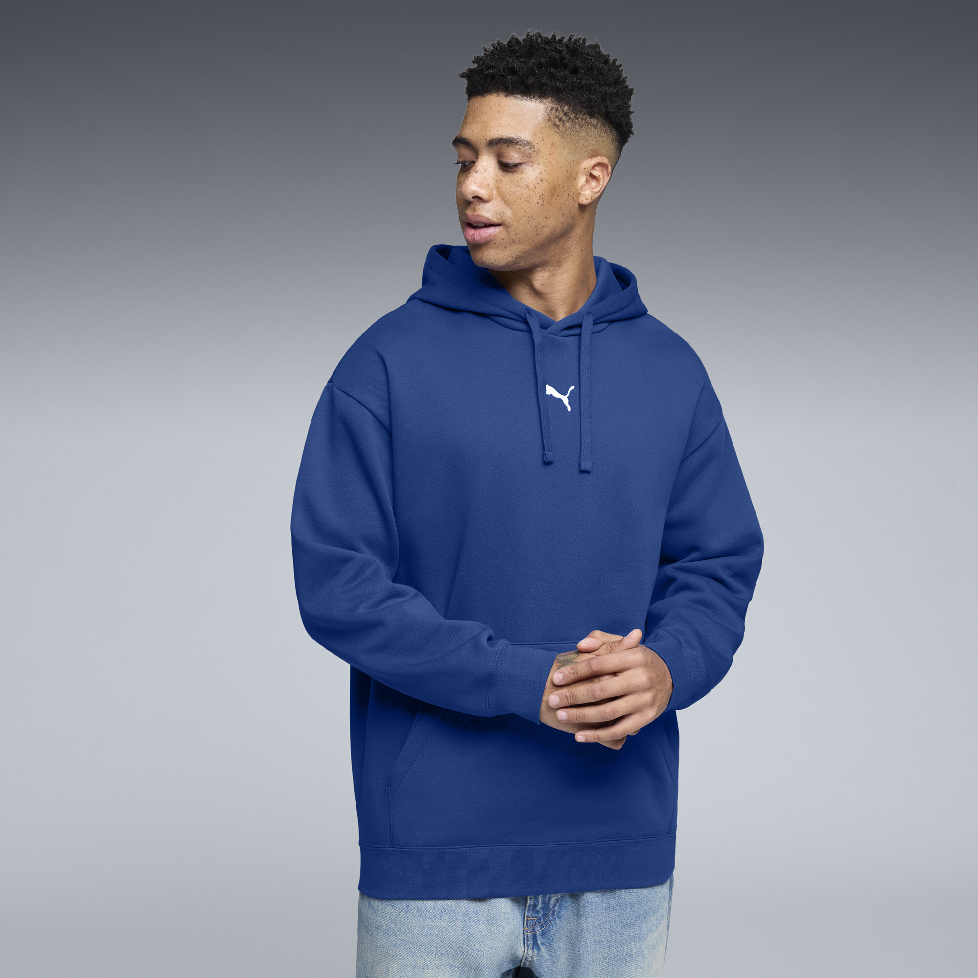 Chandail à capuchon décontracté Essentials Homme, Bleu, Adulte G | 691965_17