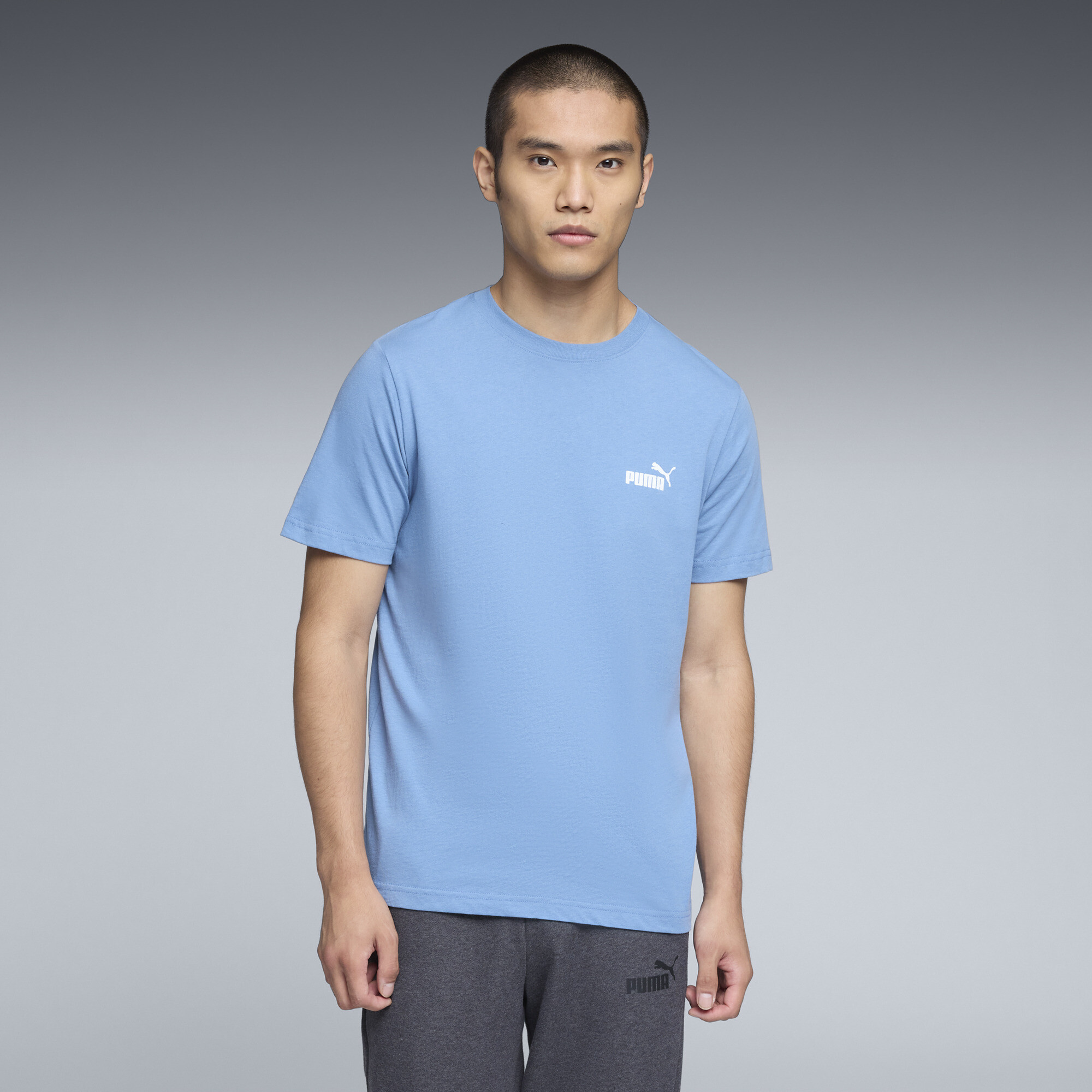 PUMA Essentials Men's T-Shirt in Blue, Size M
