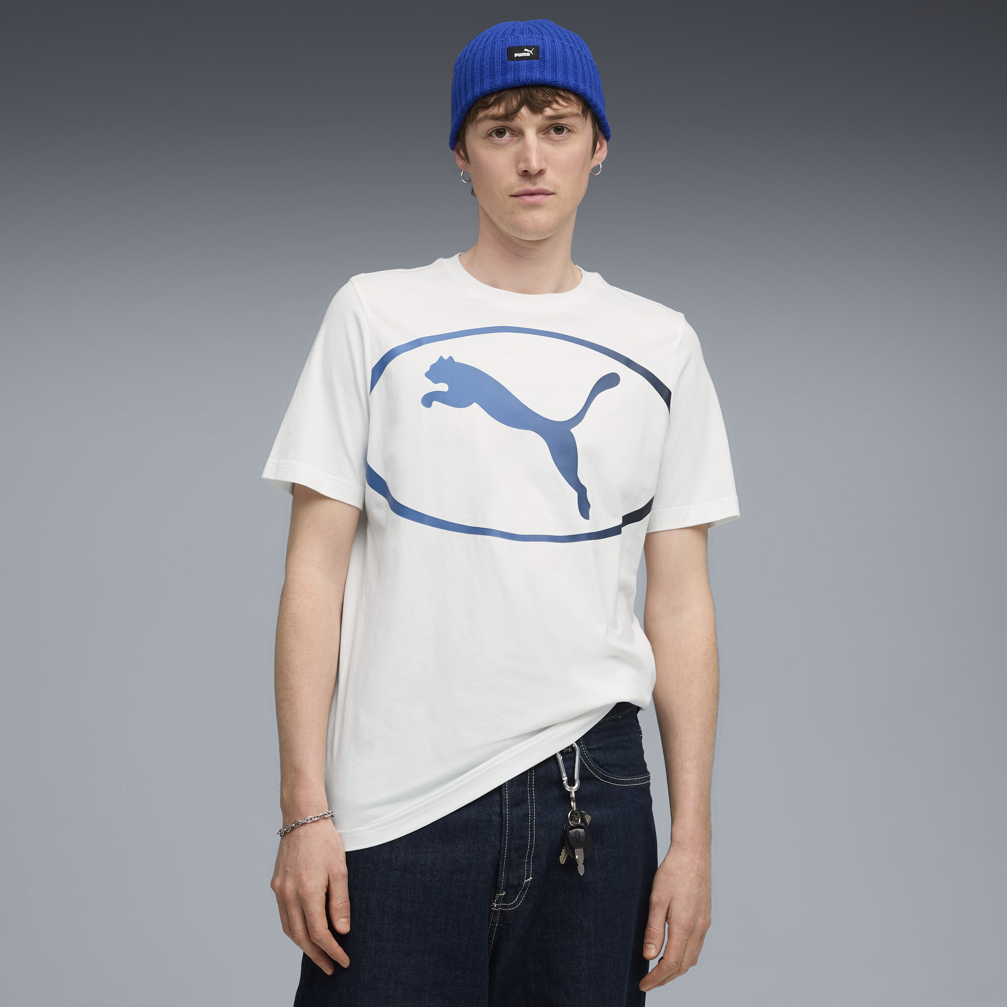 Puma Sport Graphic T-shirt Us Men In White