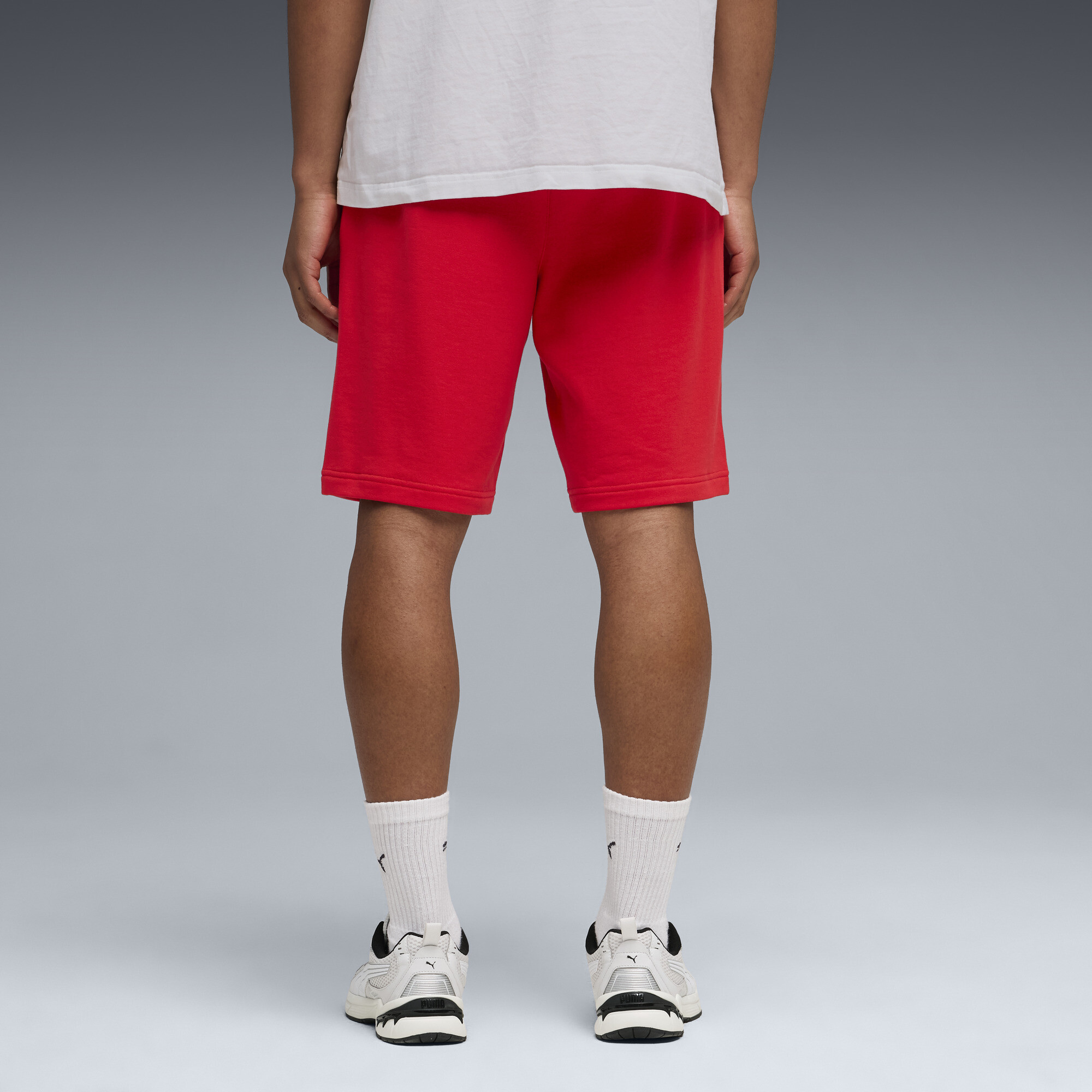 PUMA Essentials Elevated short van 22,86 cm voor Heren, Rood, Maat S thumbnail 3