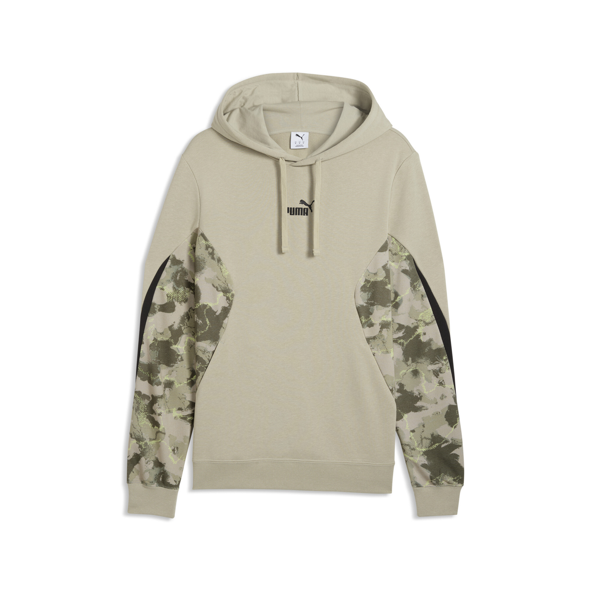 PUMA Camo hoodie voor Heren, Beige/Grijs, Maat M thumbnail 3