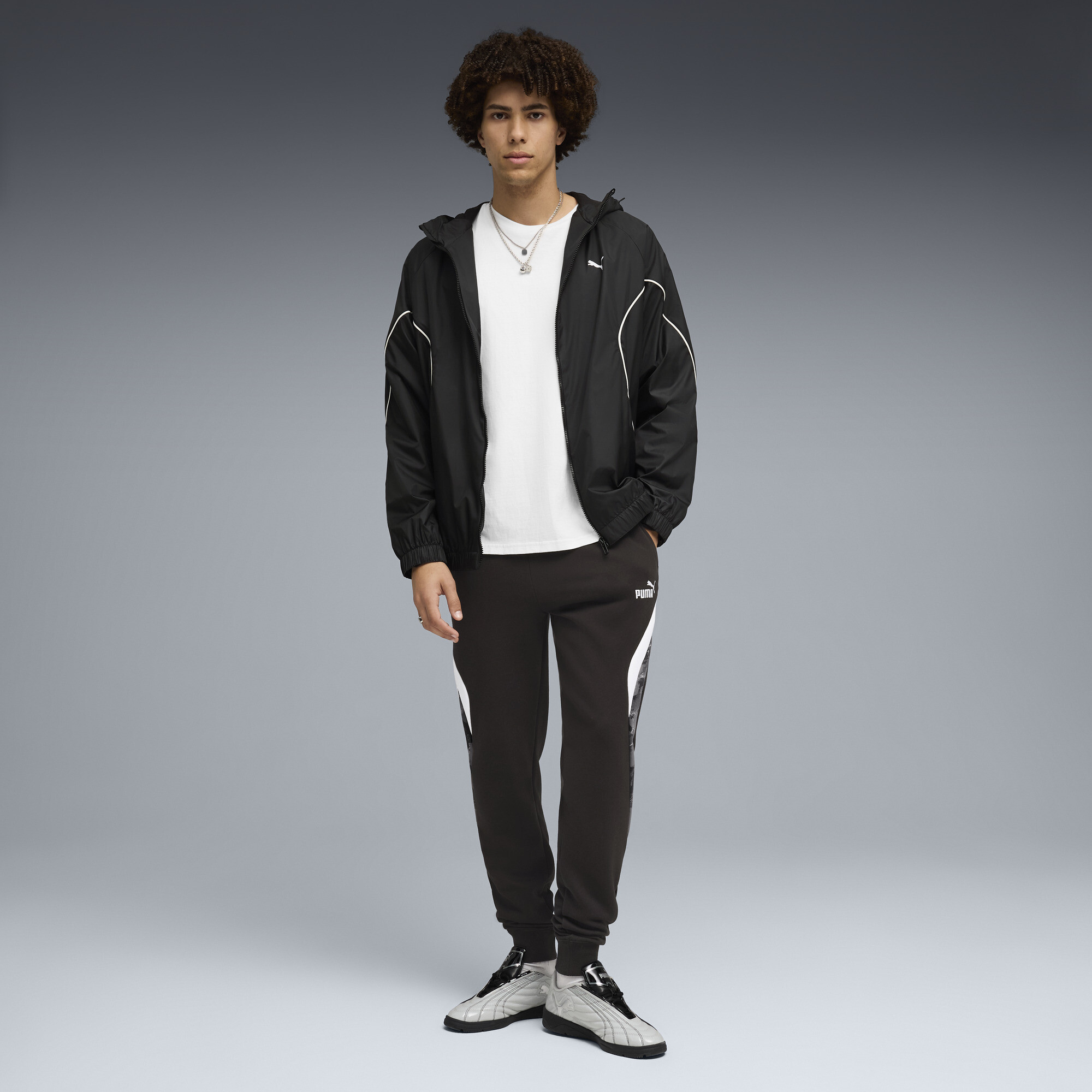 PUMA Camo joggingbroek voor Heren, Zwart, Maat M thumbnail 4