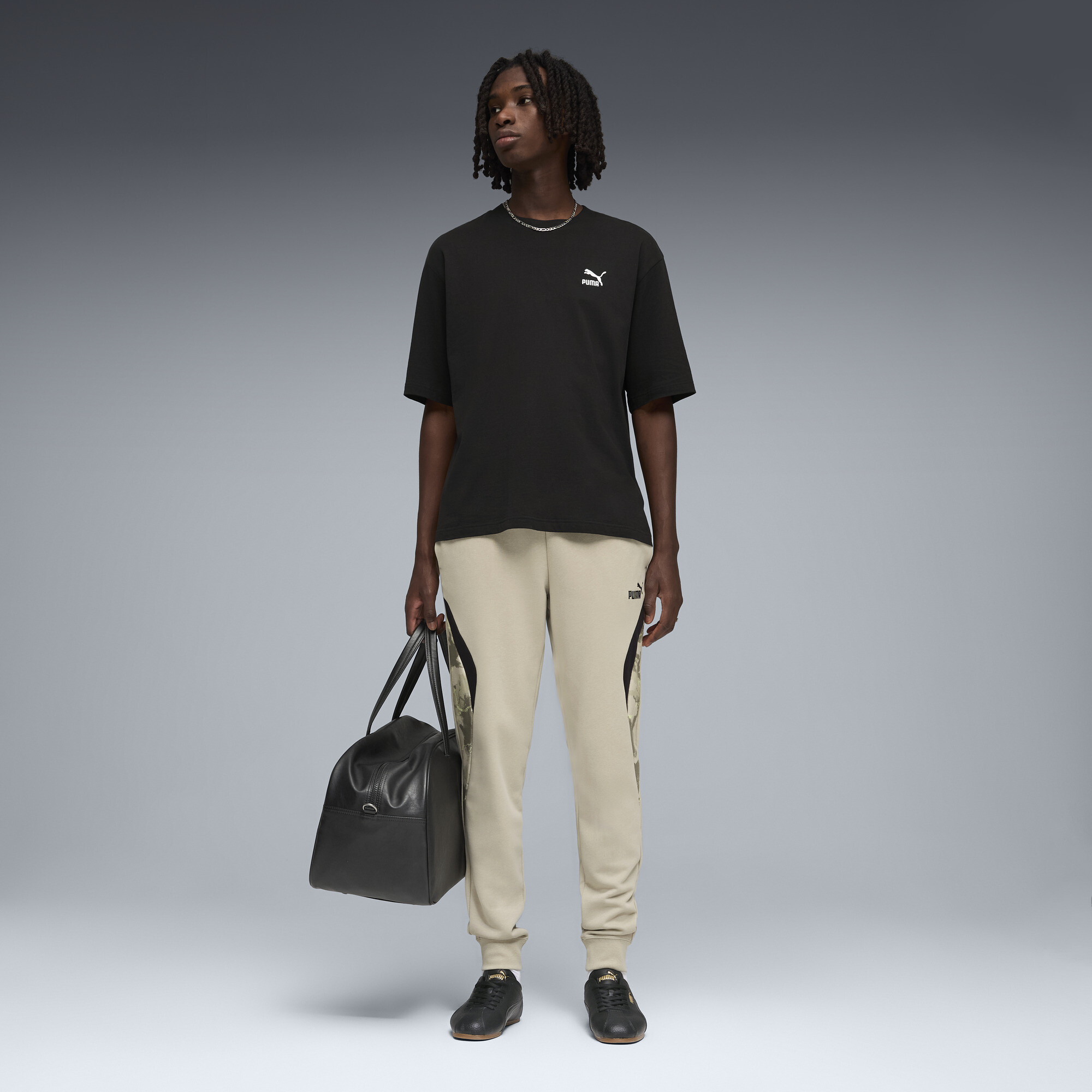 PUMA Camo joggingbroek voor Heren, Beige/Grijs, Maat M thumbnail 4