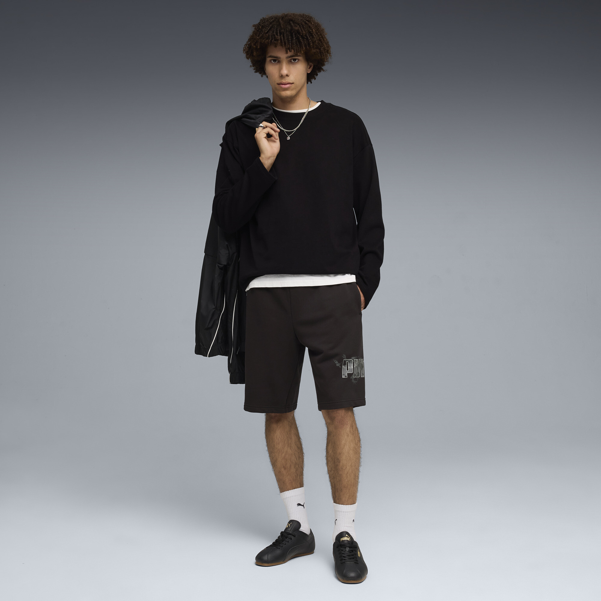 PUMA Camo short voor Heren, Zwart, Maat XXL thumbnail 4