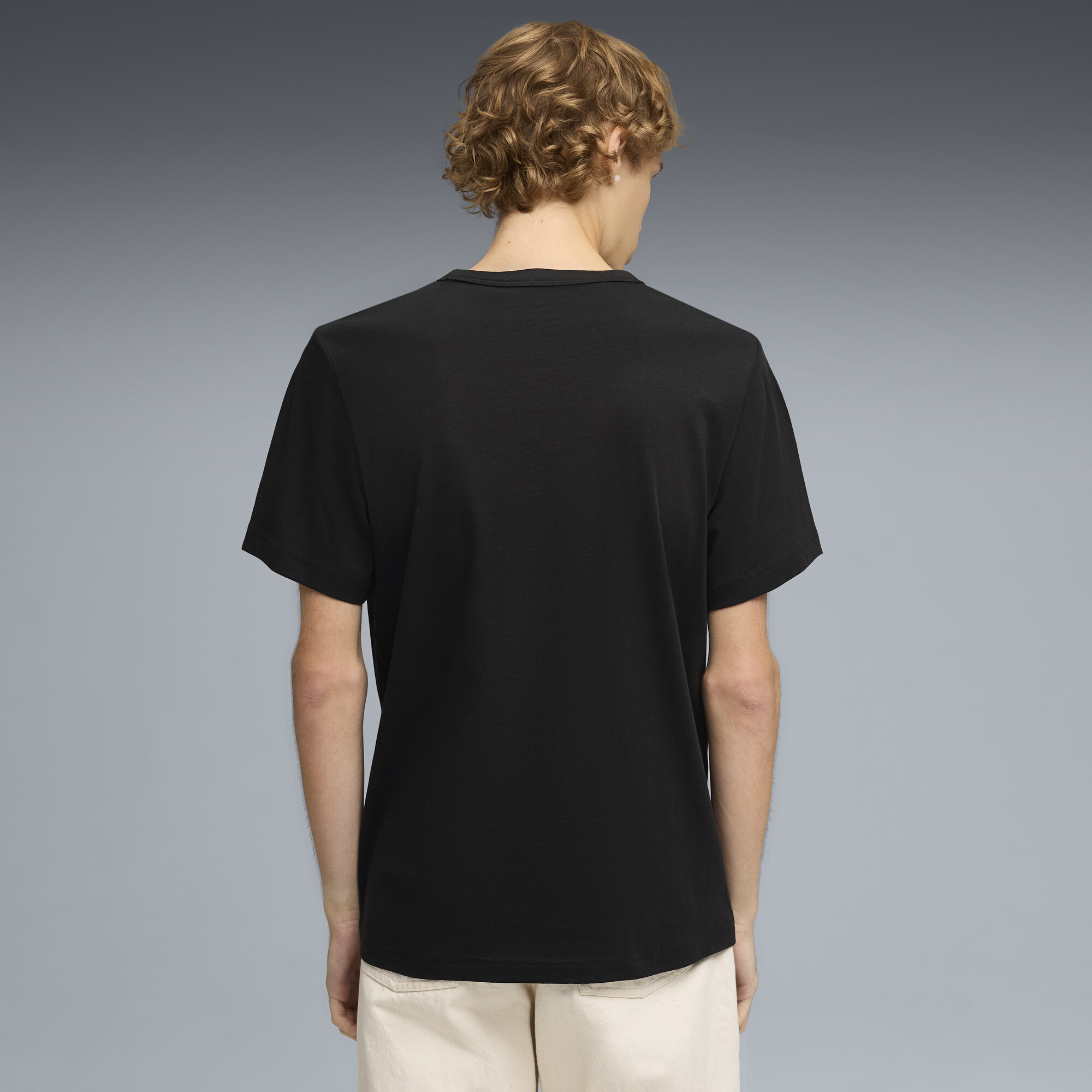 PUMA Essentials Elevated T-shirt voor Heren, Zwart, Maat M thumbnail 3