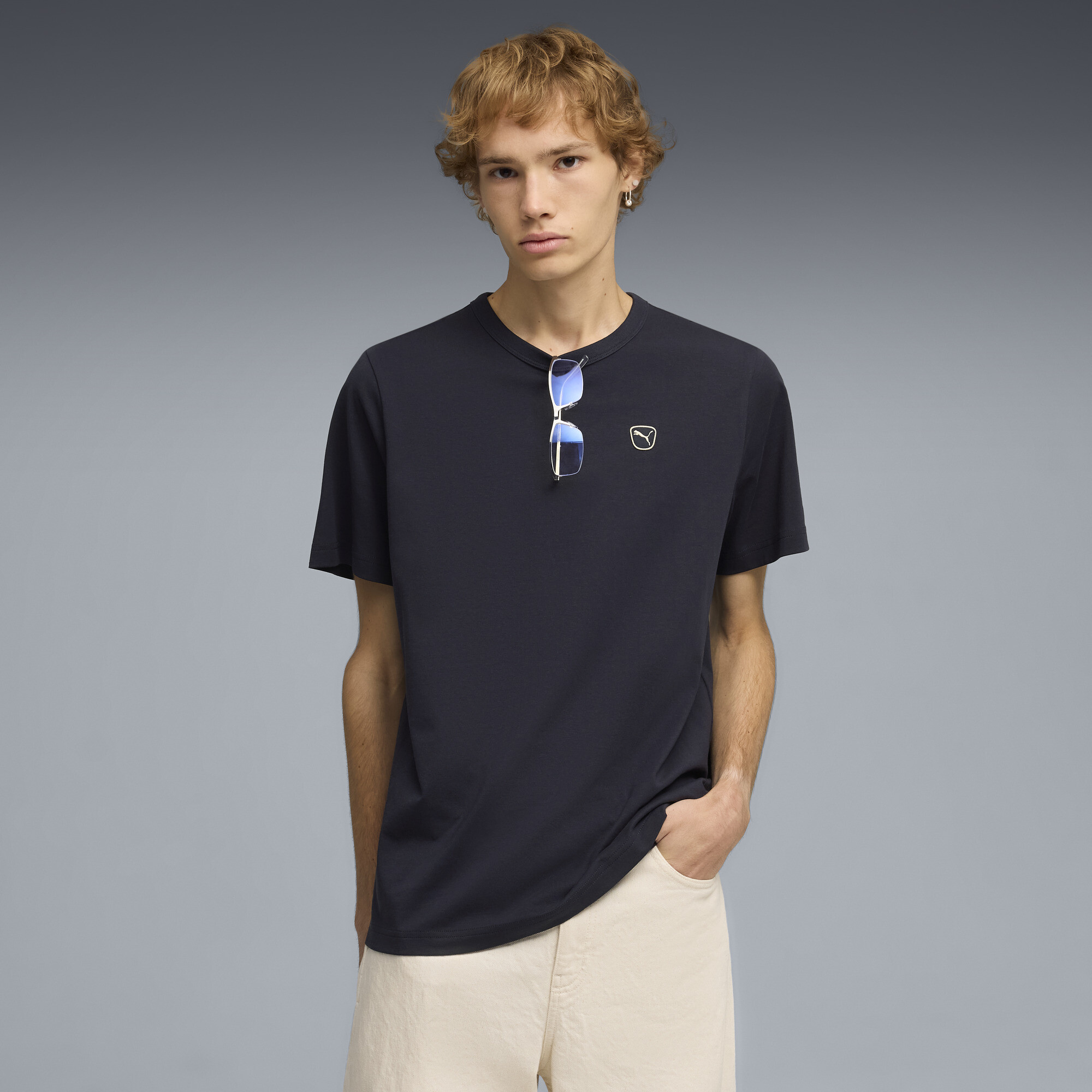 PUMA Essentials Elevated T-shirt voor Heren, Blauw, Maat 4XL thumbnail 4