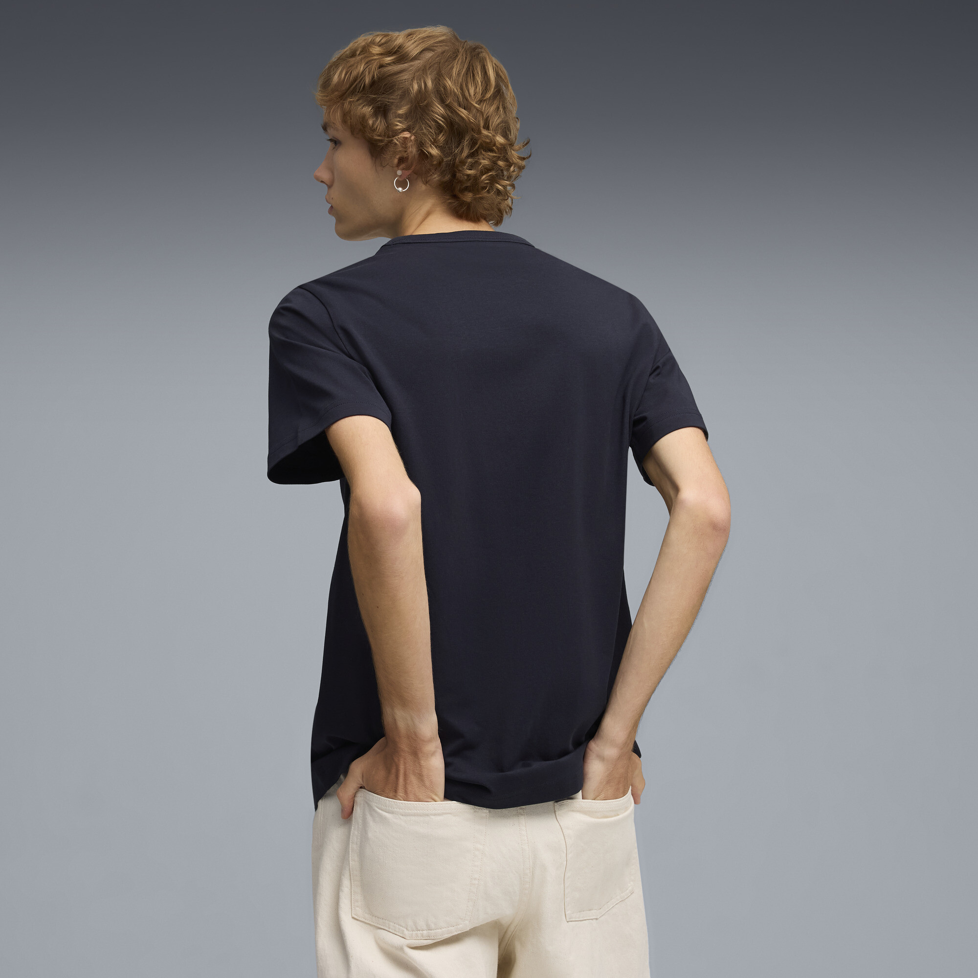 PUMA Essentials Elevated T-shirt voor Heren, Blauw, Maat 4XL thumbnail 3