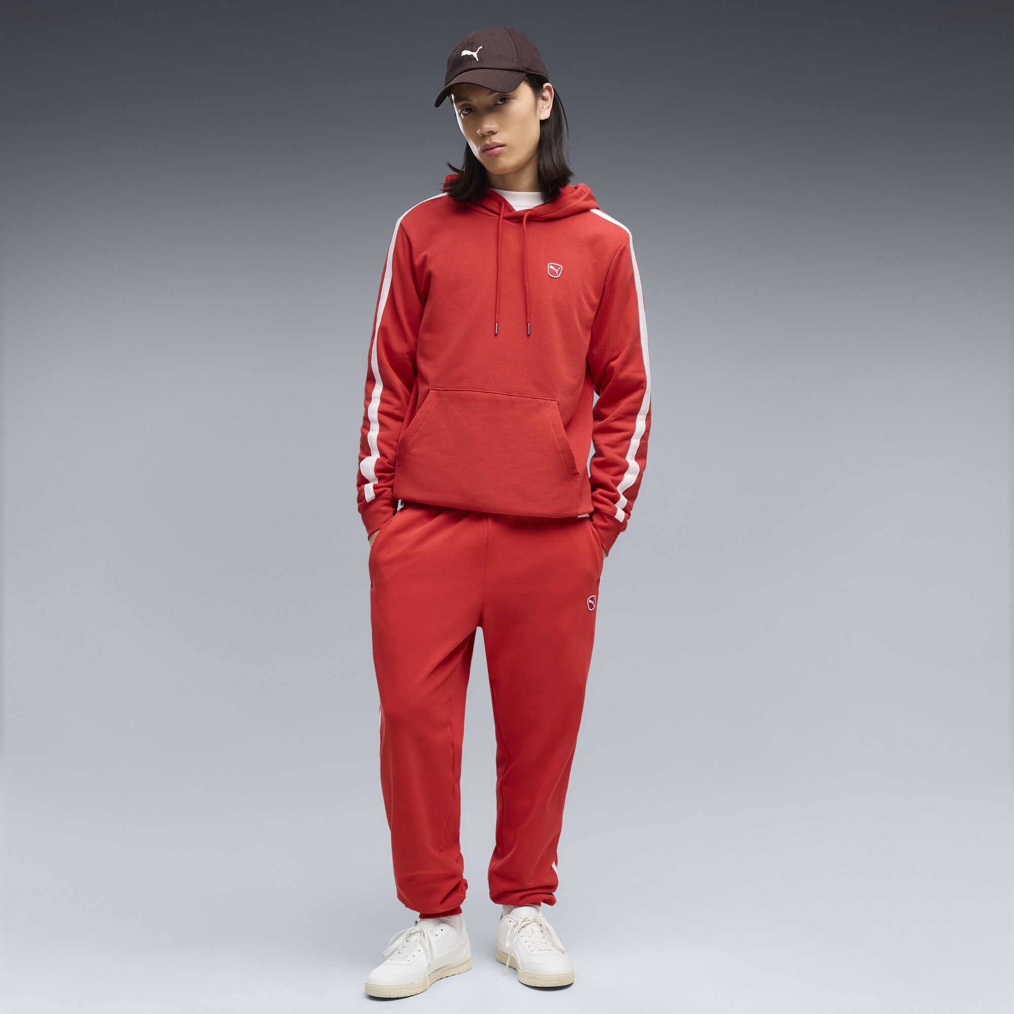 PUMA Elevated Essentials Men's Sweatpants in Red, Size XXL