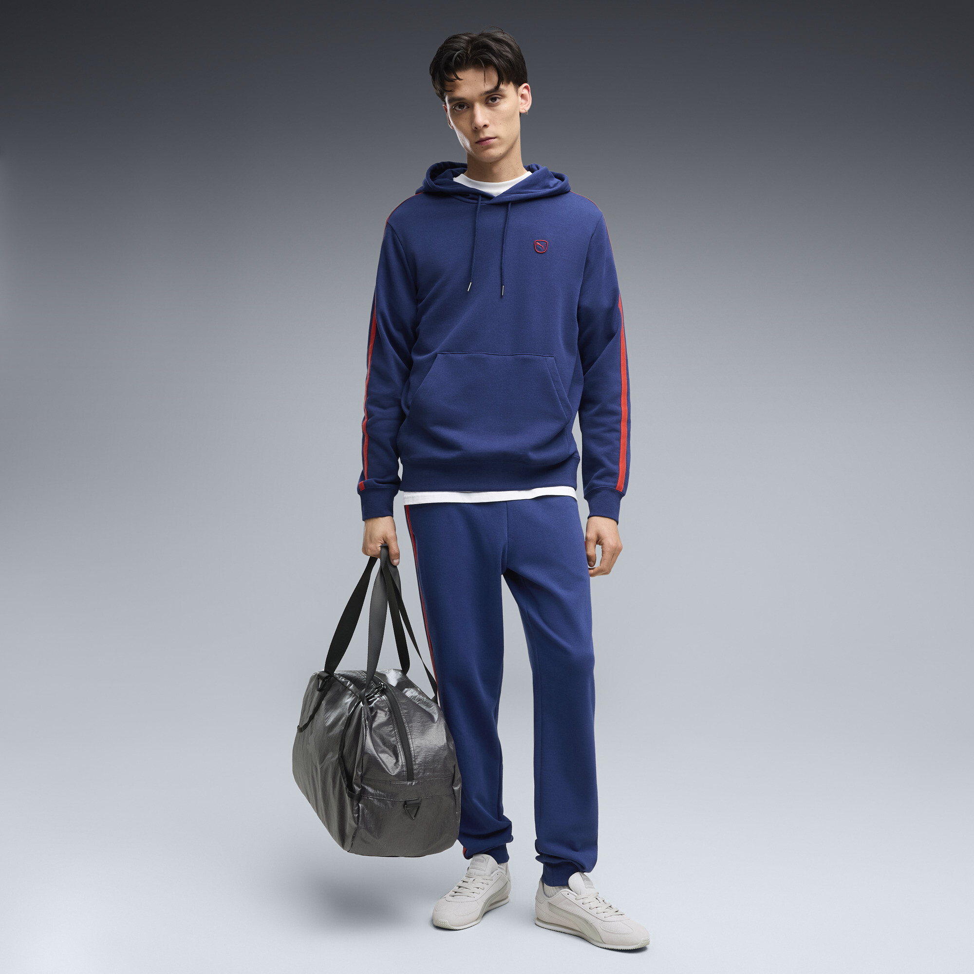 PUMA Elevated Essentials Men's Sweatpants in Blue, Size M