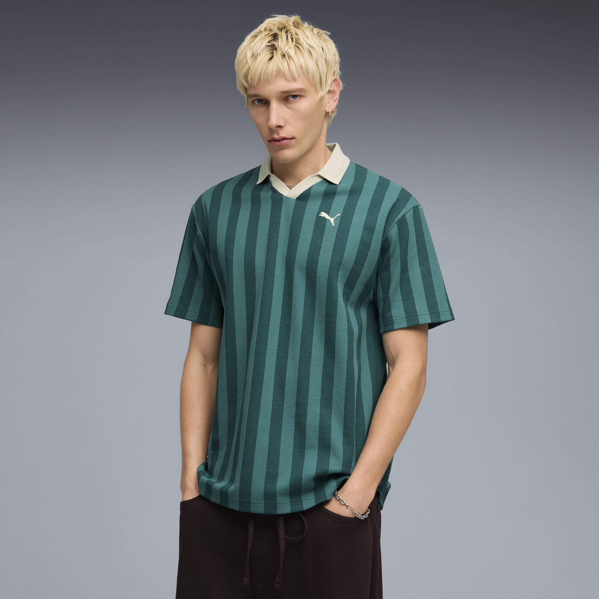 Manuel Polo マヌエルポロ Поло PUMA Class Relaxed Pinnacle Polo Men | Колір: Зелений