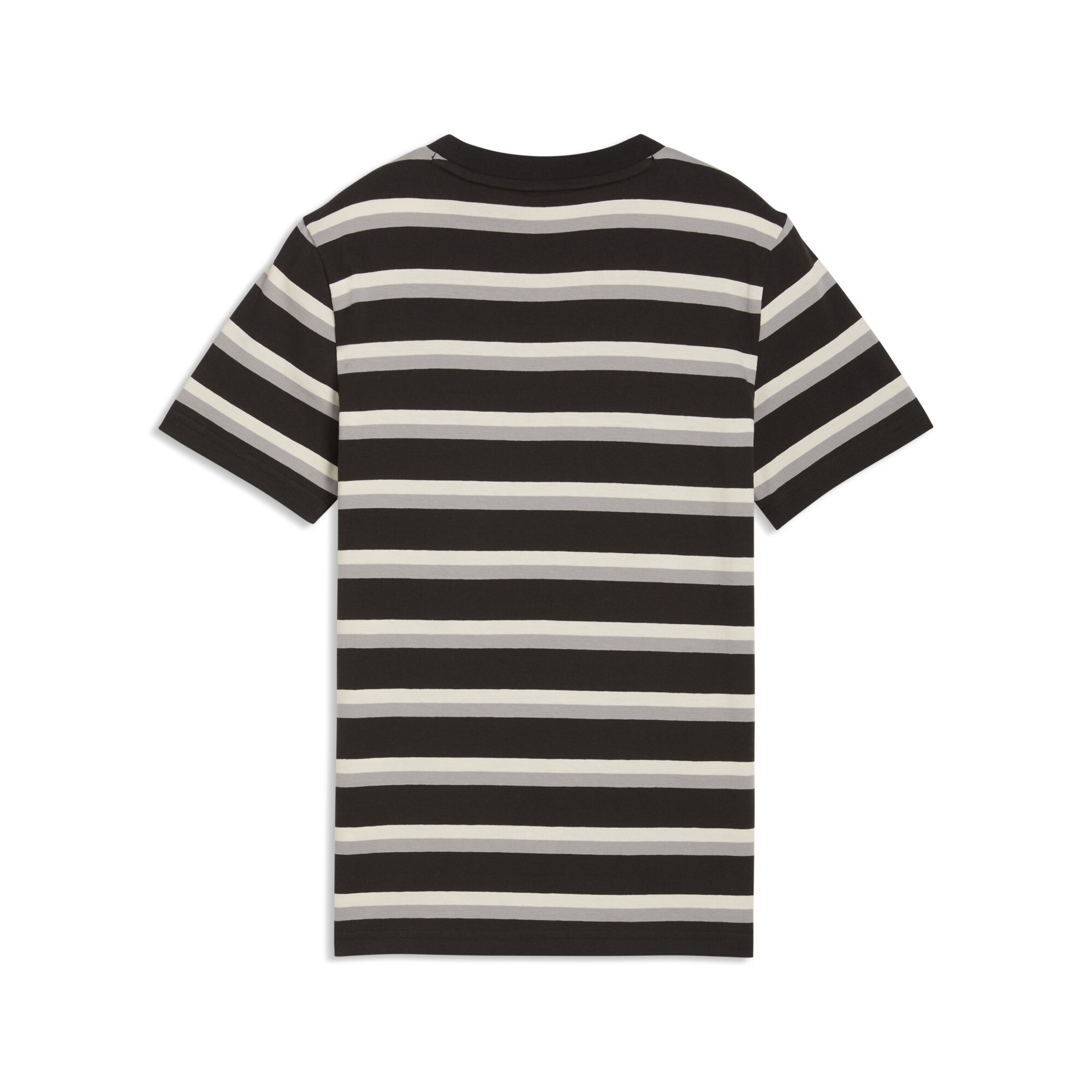PUMA Essentials gestreept T-shirt, Zwart, Maat 9-10Y thumbnail 2