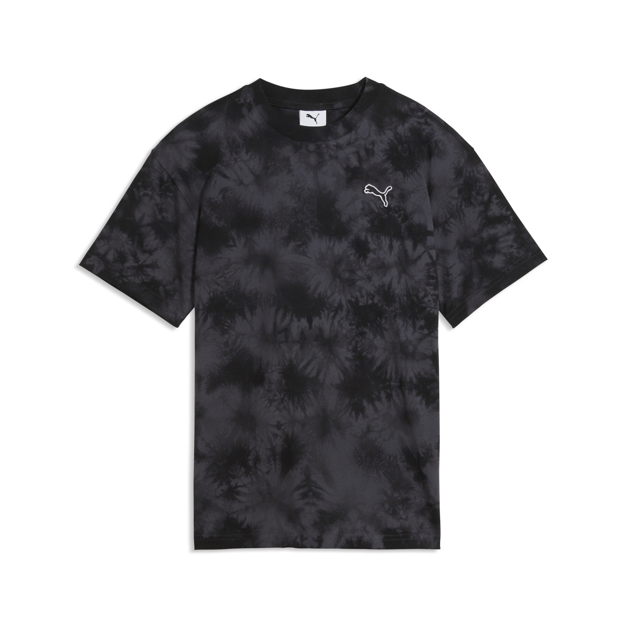 PUMA Essentials relaxed tie-dye T-shirt, Zwart, Maat 13-14Y thumbnail 3