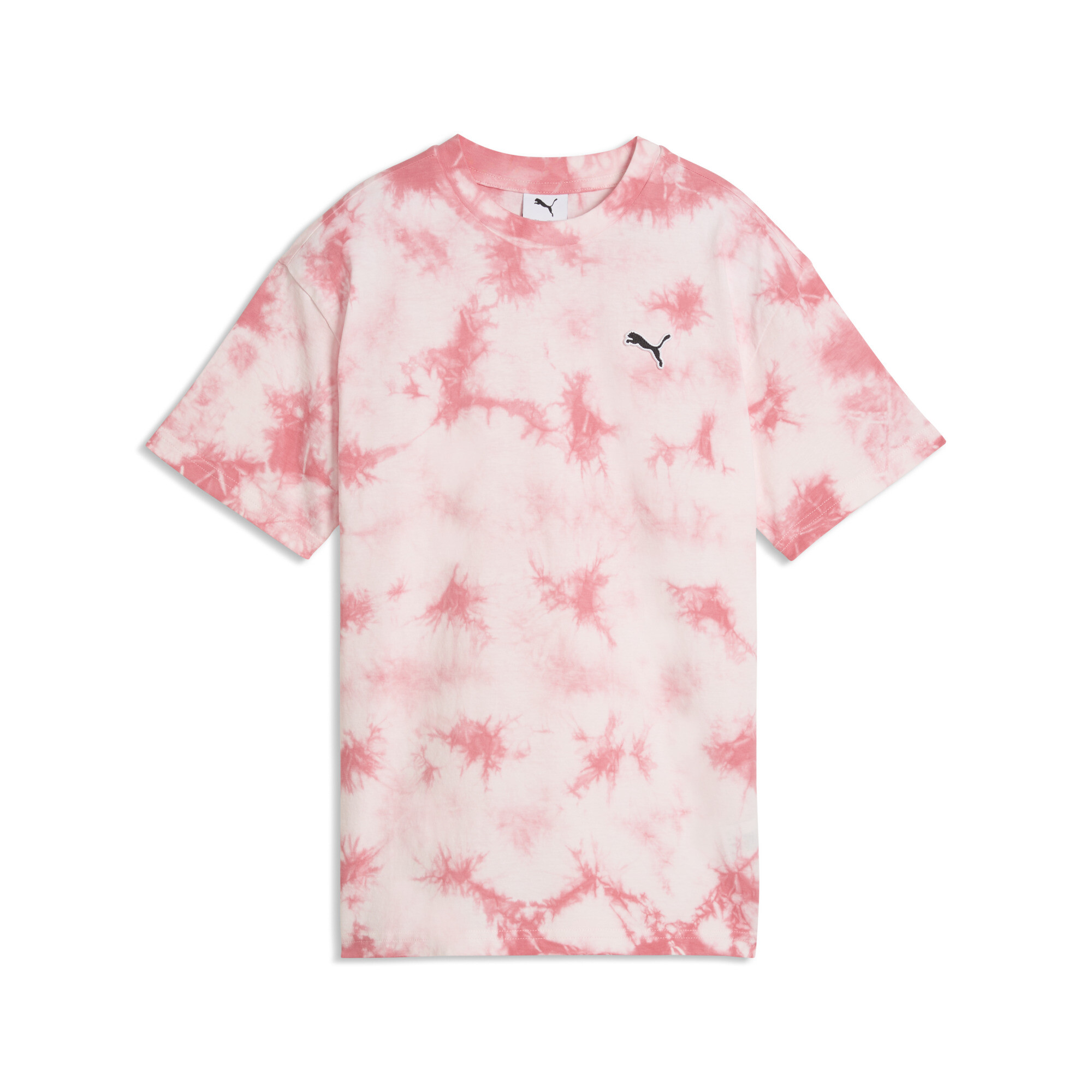 PUMA Essentials relaxed tie-dye T-shirt, Roze, Maat 7-8Y thumbnail 3