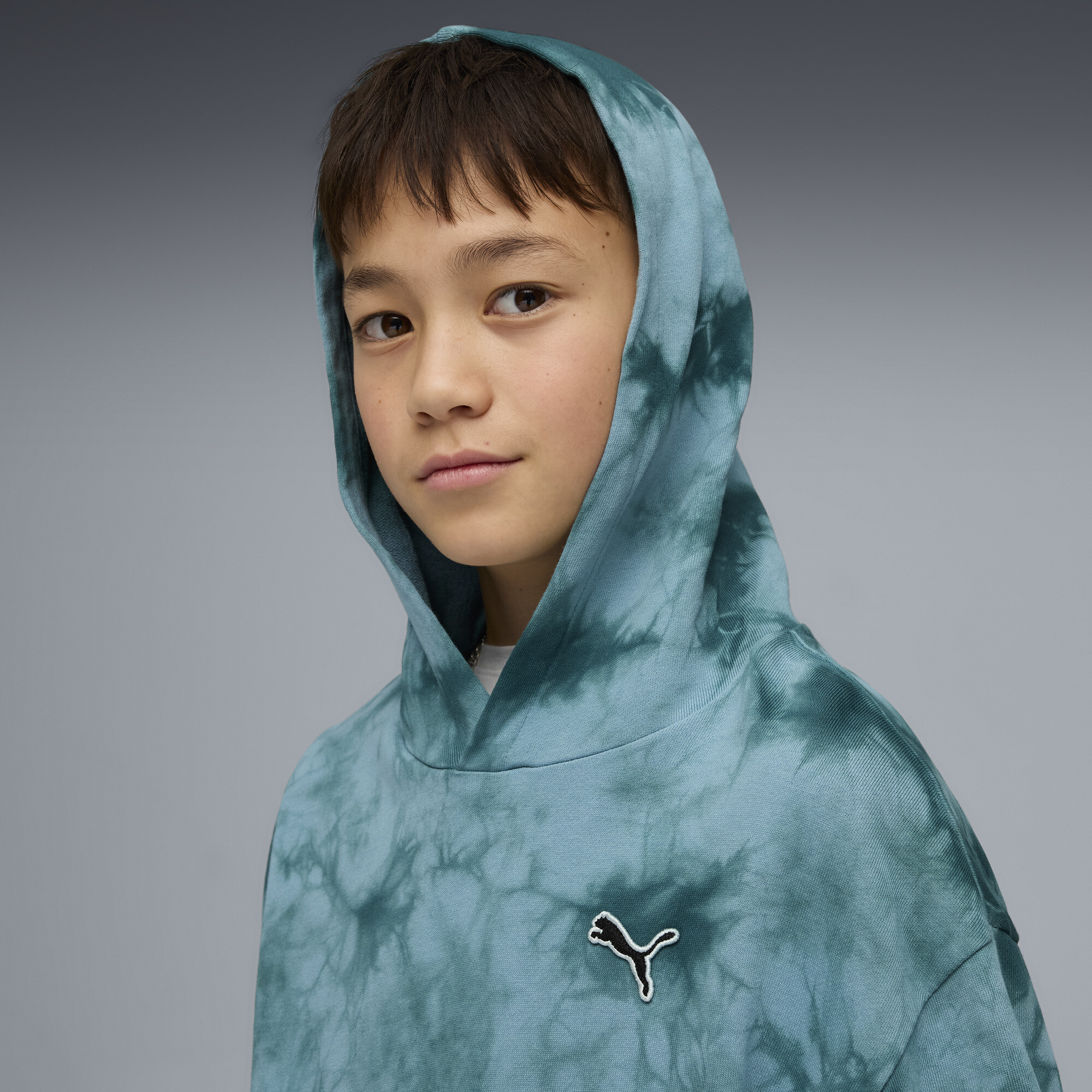 PUMA Essentials relaxte tie-dye hoodie, Maat 11-12Y thumbnail 4