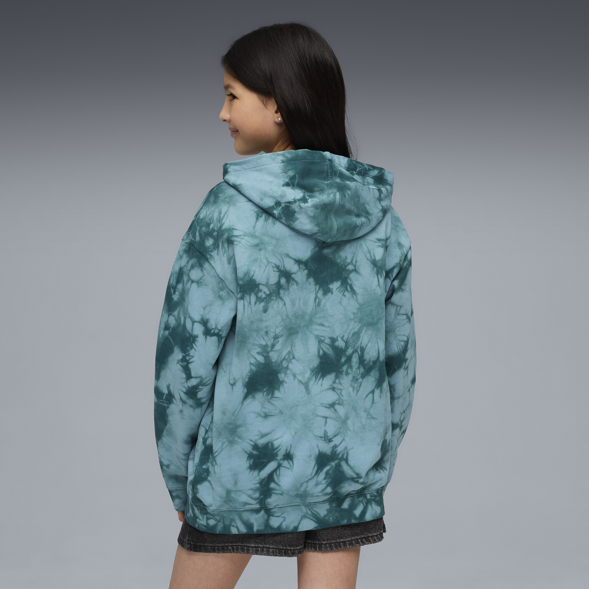 PUMA Essentials relaxte tie-dye hoodie, Maat 11-12Y thumbnail 2