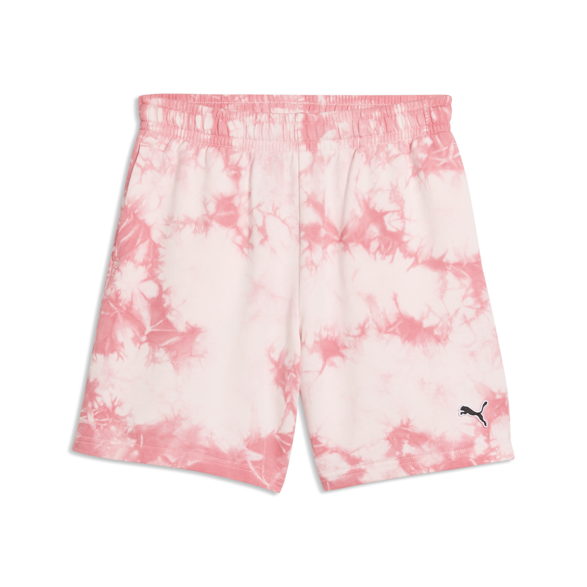 PUMA Essentials relaxte tie-dye short, Roze, Maat 7-8Y