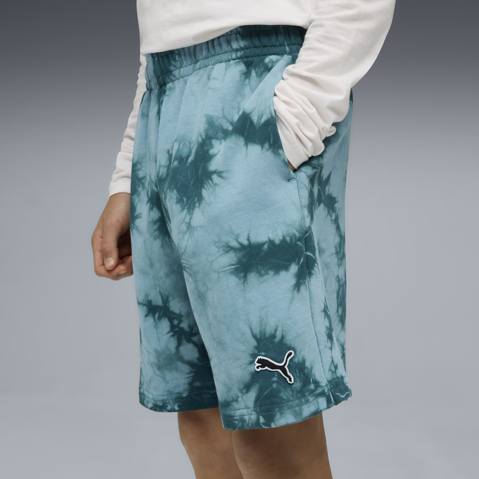 PUMA Essentials relaxte tie-dye short, Maat 15-16Y thumbnail 4