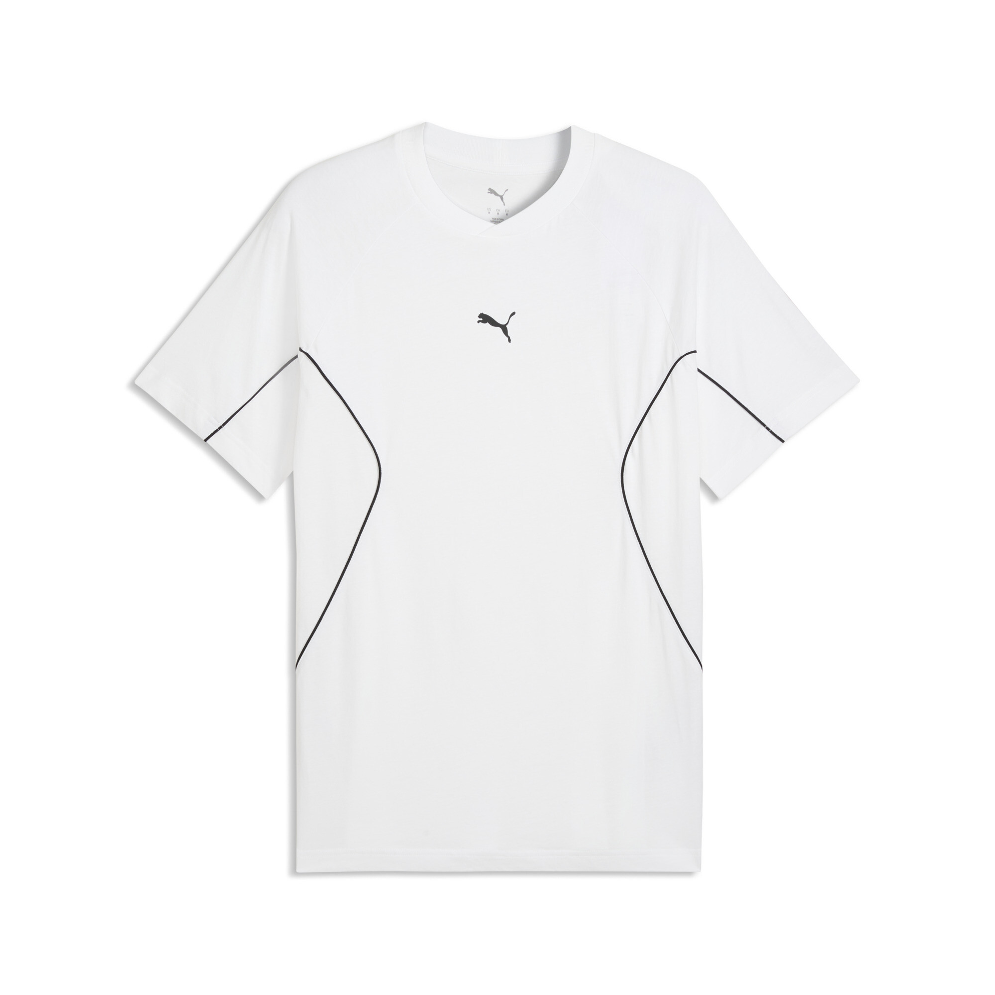 PUMA Sport T-shirt voor Heren, Wit, Maat M thumbnail 3