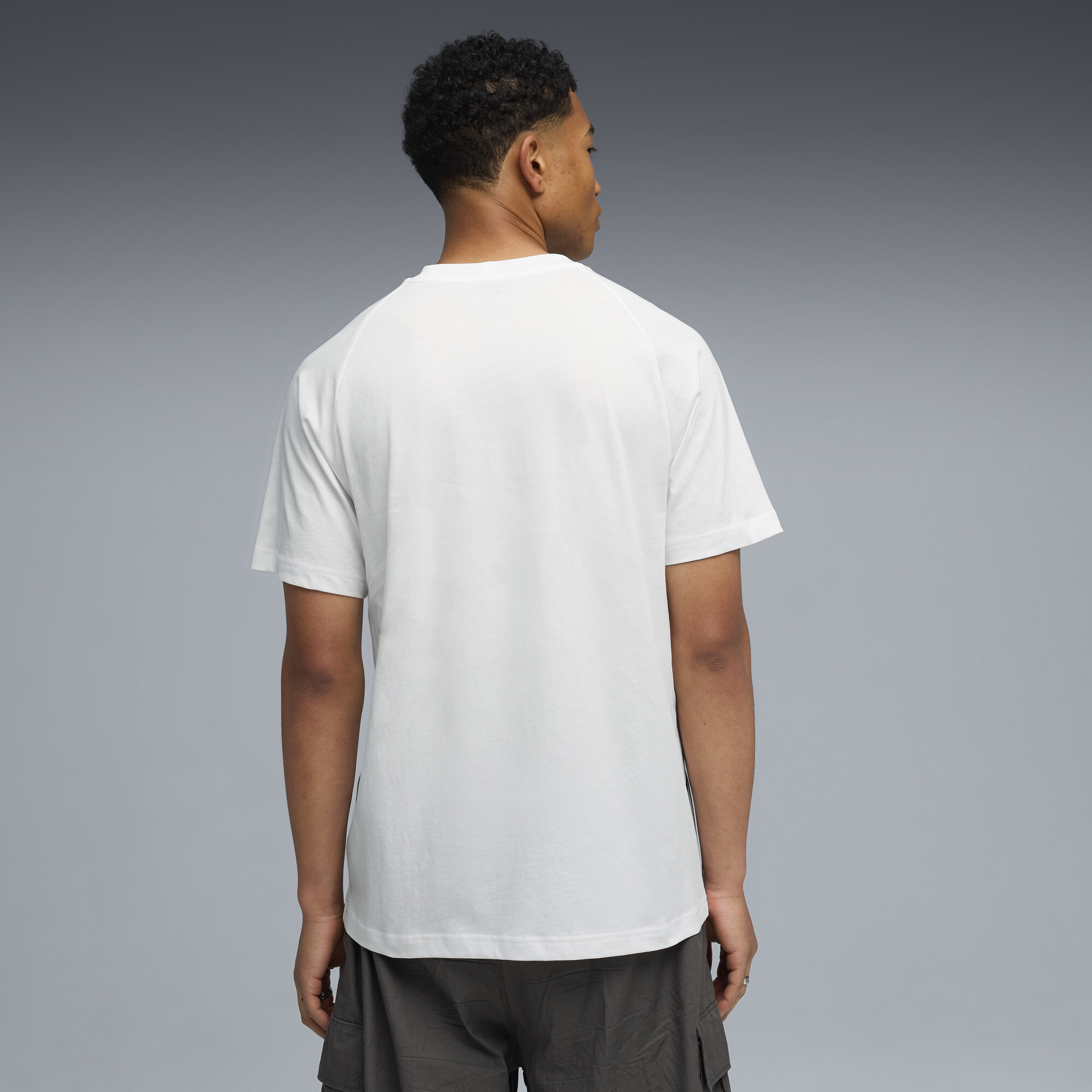 PUMA Sport T-shirt voor Heren, Wit, Maat M thumbnail 5