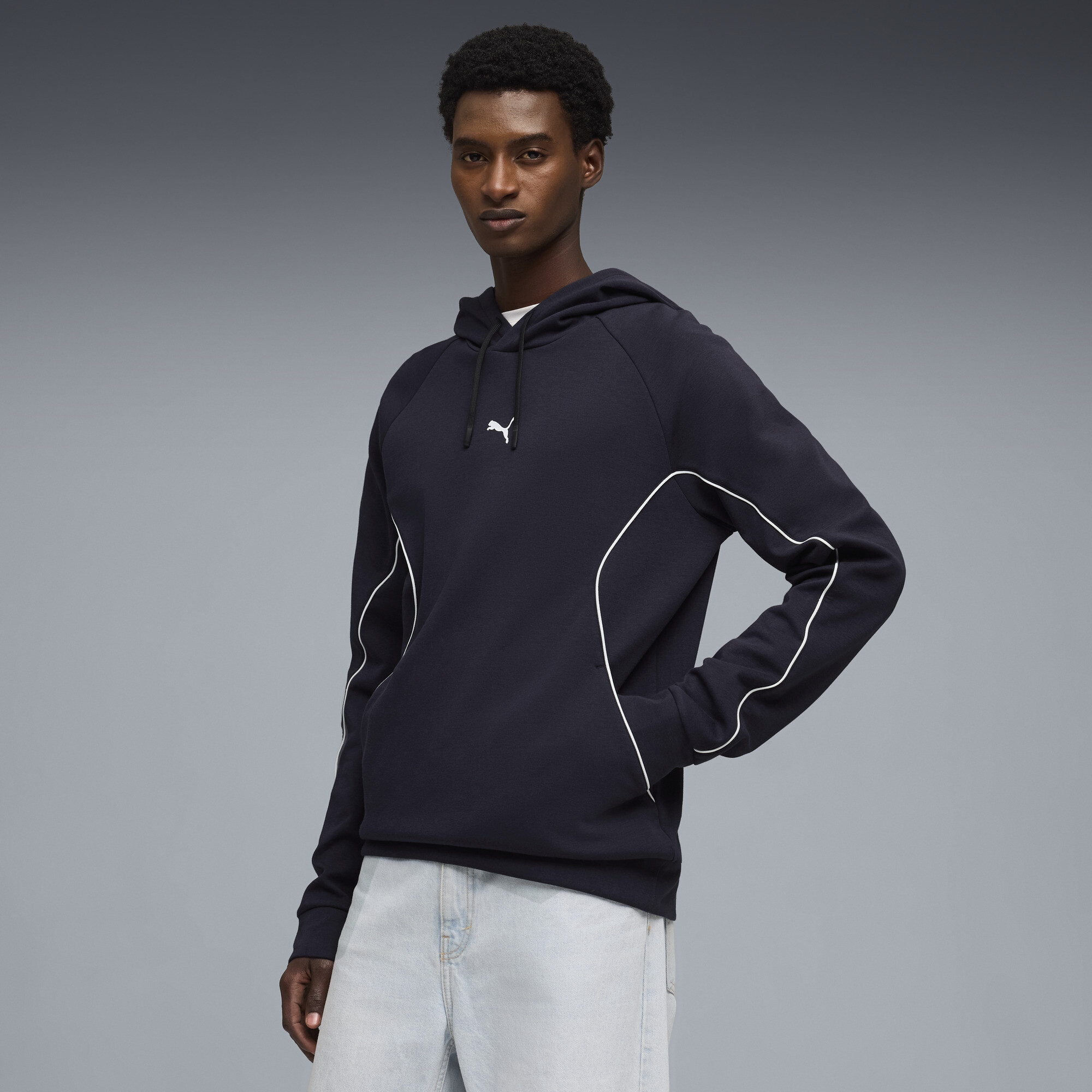 PUMA Sport hoodie voor Heren, Blauw, Maat XS