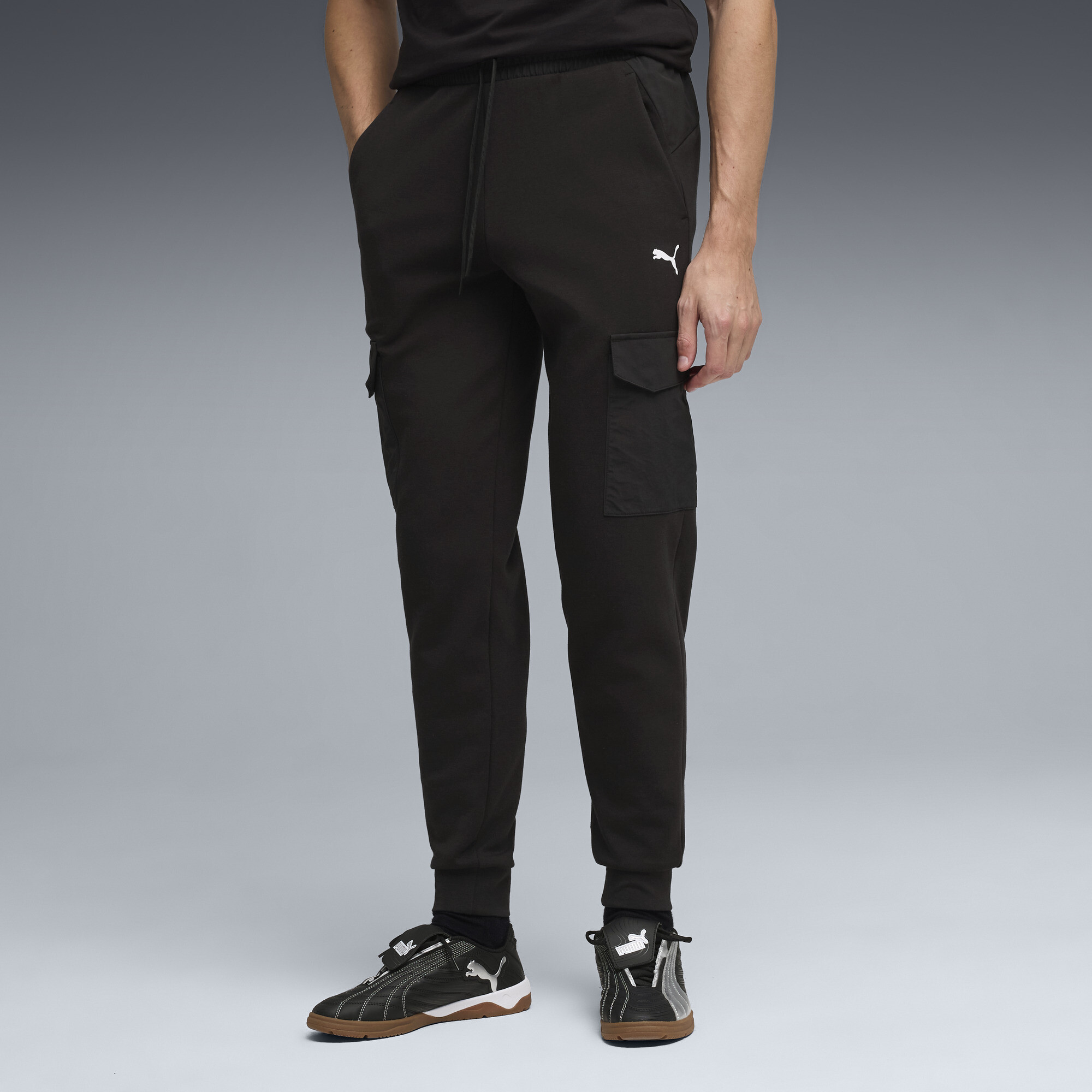 PUMA Sport cargobroek voor Heren, Zwart, Maat XS