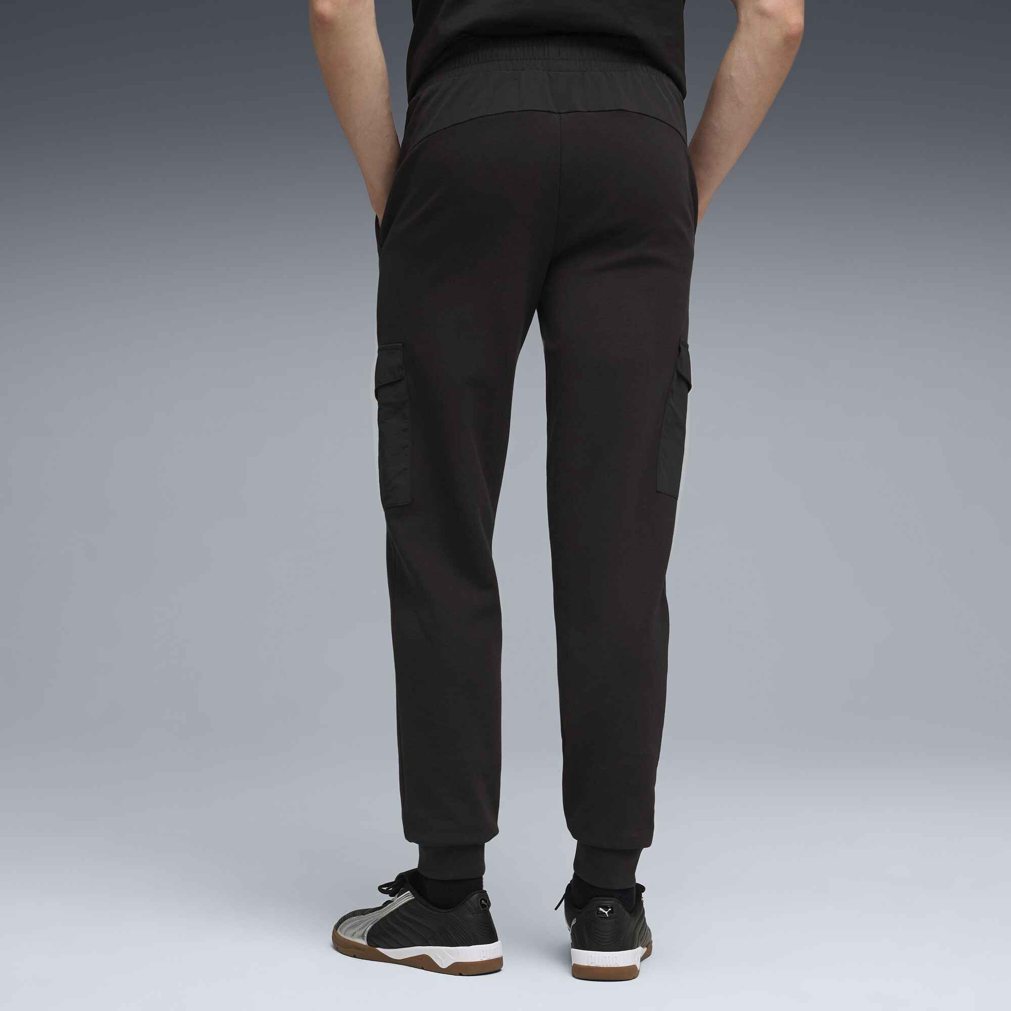 PUMA Sport cargobroek voor Heren, Zwart, Maat XS thumbnail 5