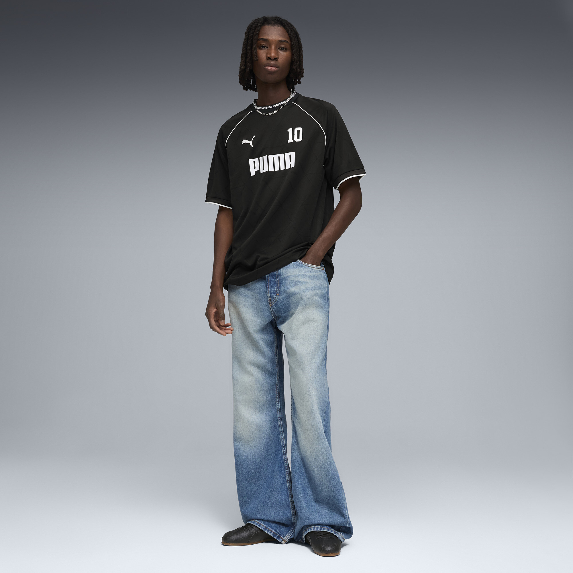 PUMA Sport Pinnacle voetbalshirt voor Heren, Zwart, Maat XL thumbnail 4