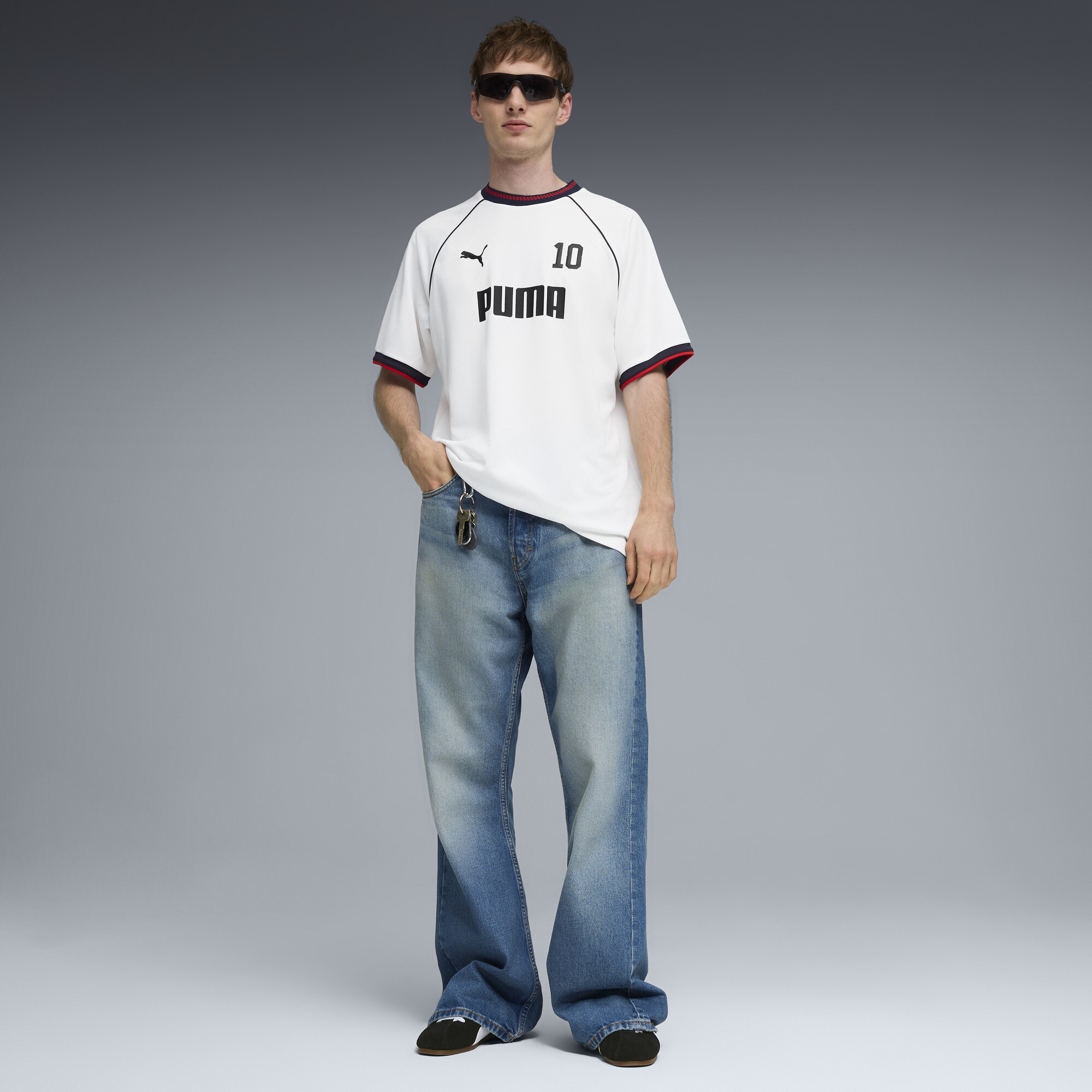 PUMA Sport Pinnacle voetbalshirt voor Heren, Wit, Maat XL thumbnail 4