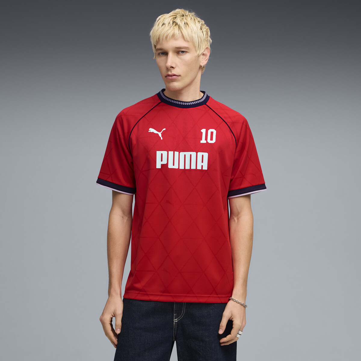 PUMA Sport Pinnacle Football Jersey Men in For All Time Red, Large