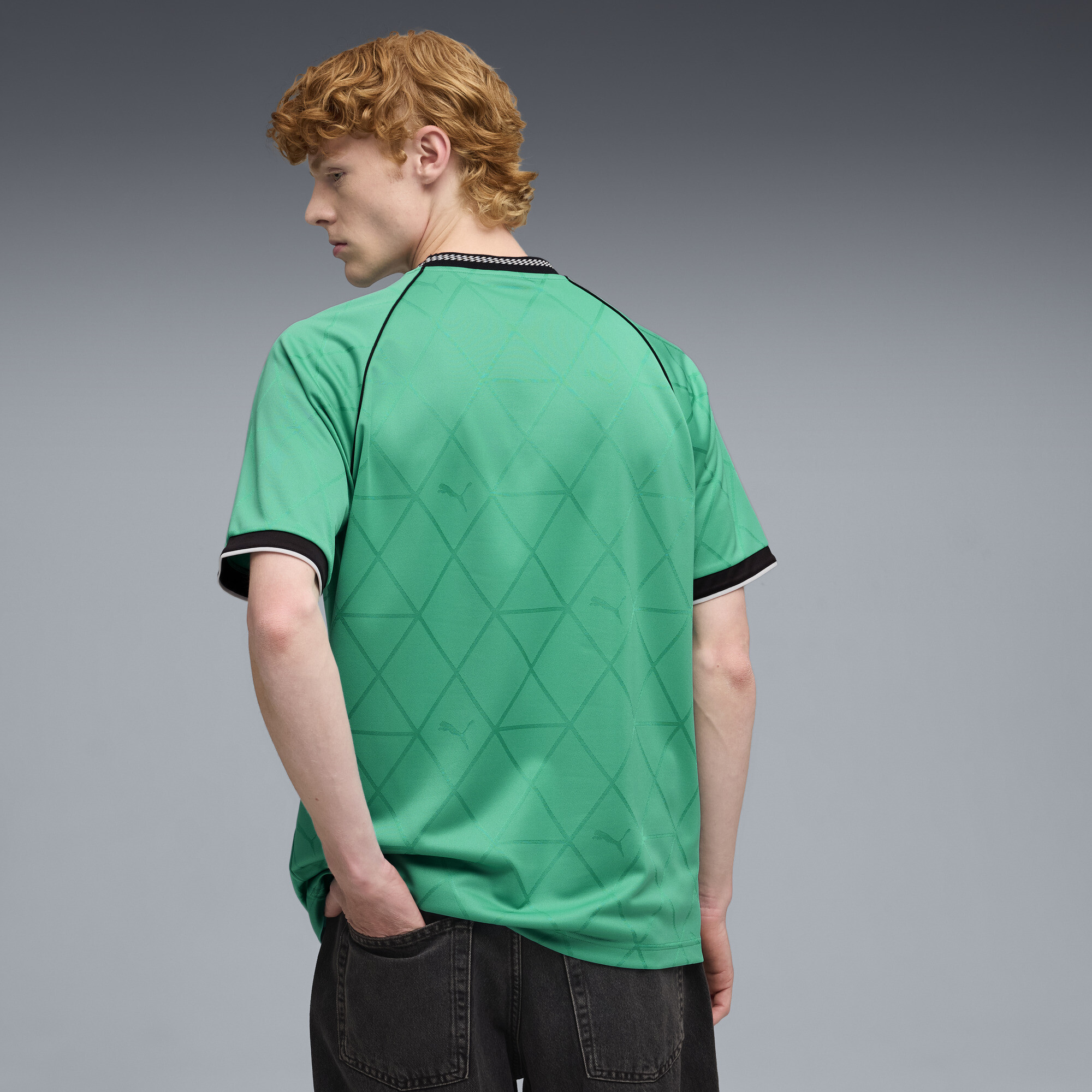 PUMA Sport Pinnacle voetbalshirt voor Heren, Groen, Maat S thumbnail 5