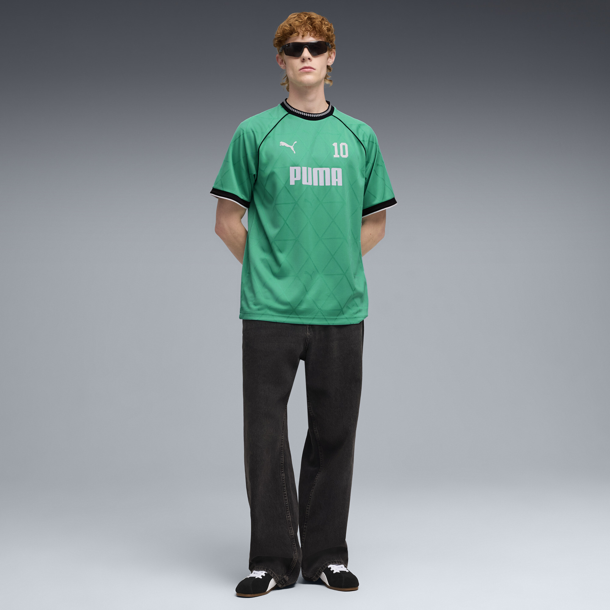 PUMA Sport Pinnacle voetbalshirt voor Heren, Groen, Maat S thumbnail 4