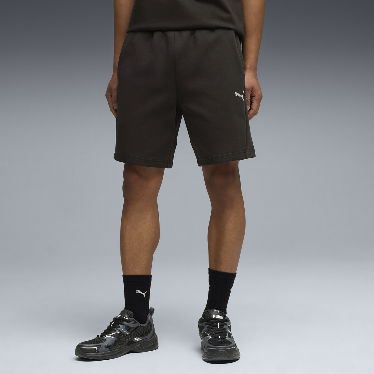 PUMATECH Shorts Men in Black, Large