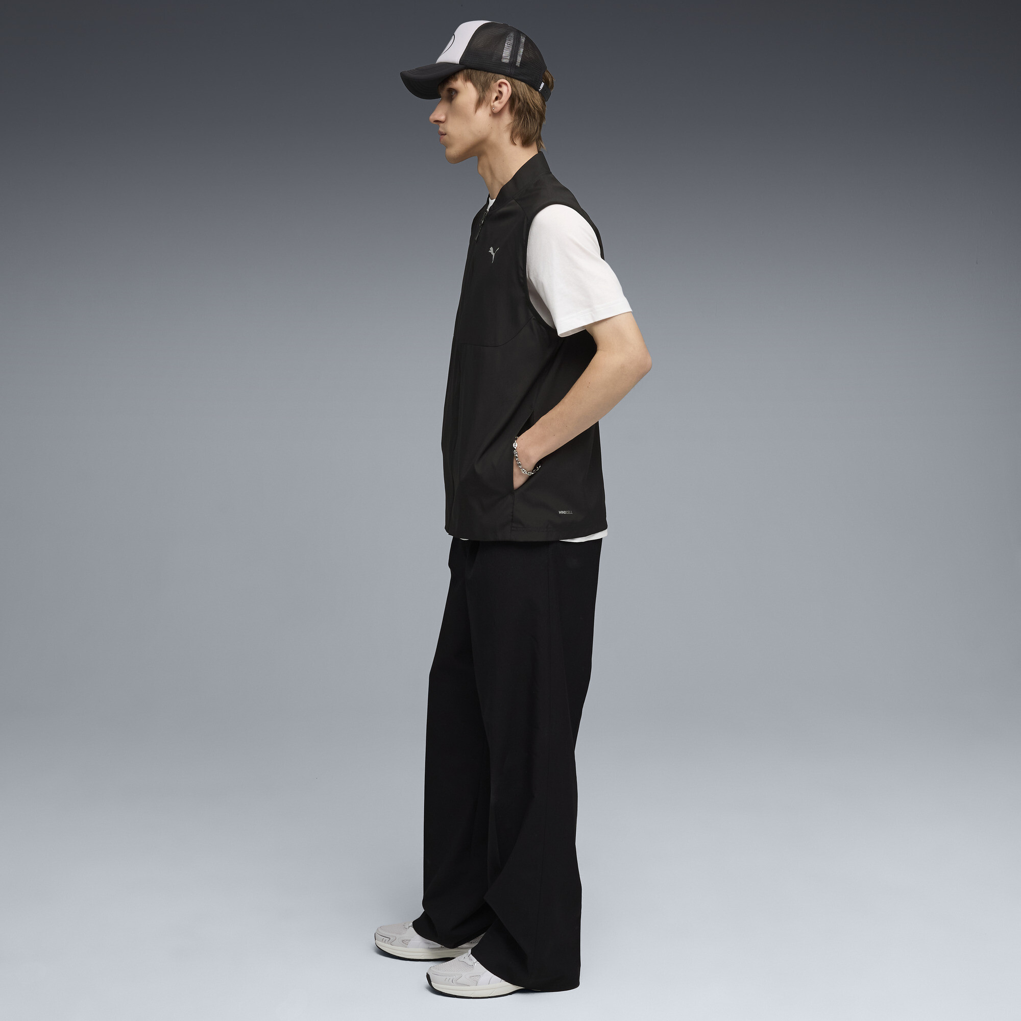 PUMATECH geweven bodywarmer voor Heren, Zwart, Maat M thumbnail 5