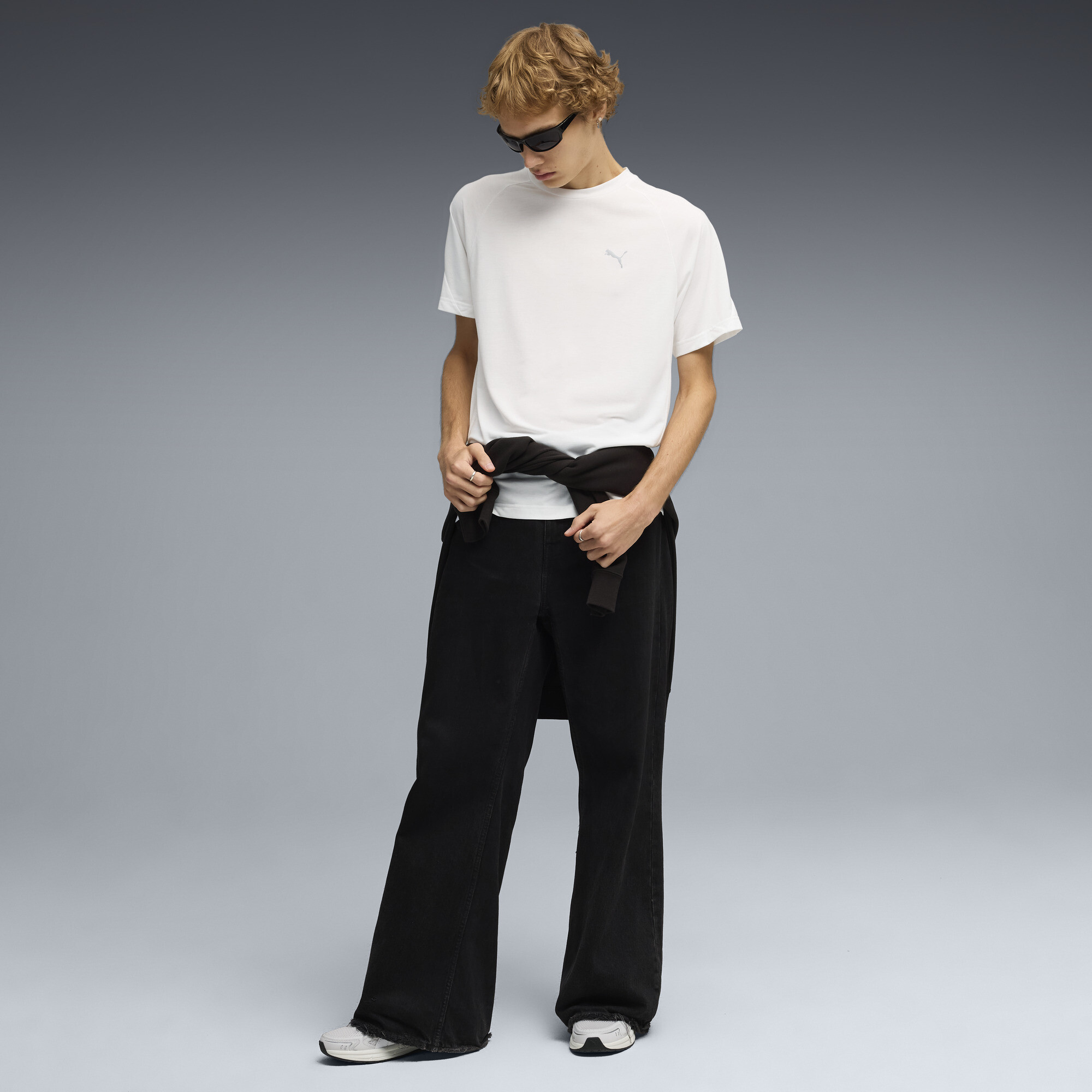 PUMA Evostripe T-shirt voor Heren, Wit, Maat L thumbnail 4