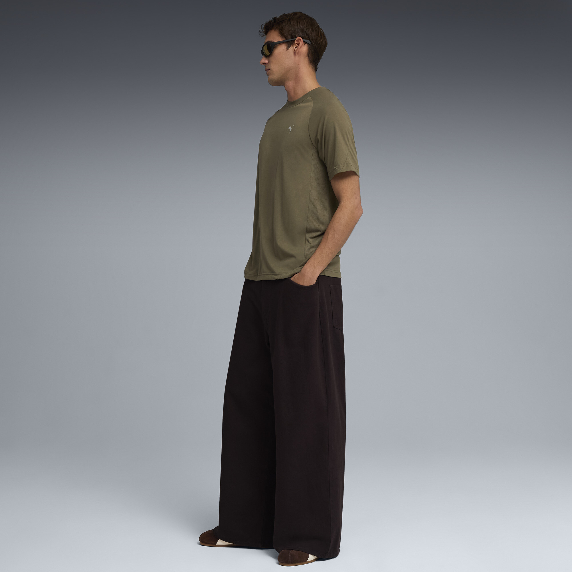 PUMA Evostripe T-shirt voor Heren, Groen, Maat XXL thumbnail 5