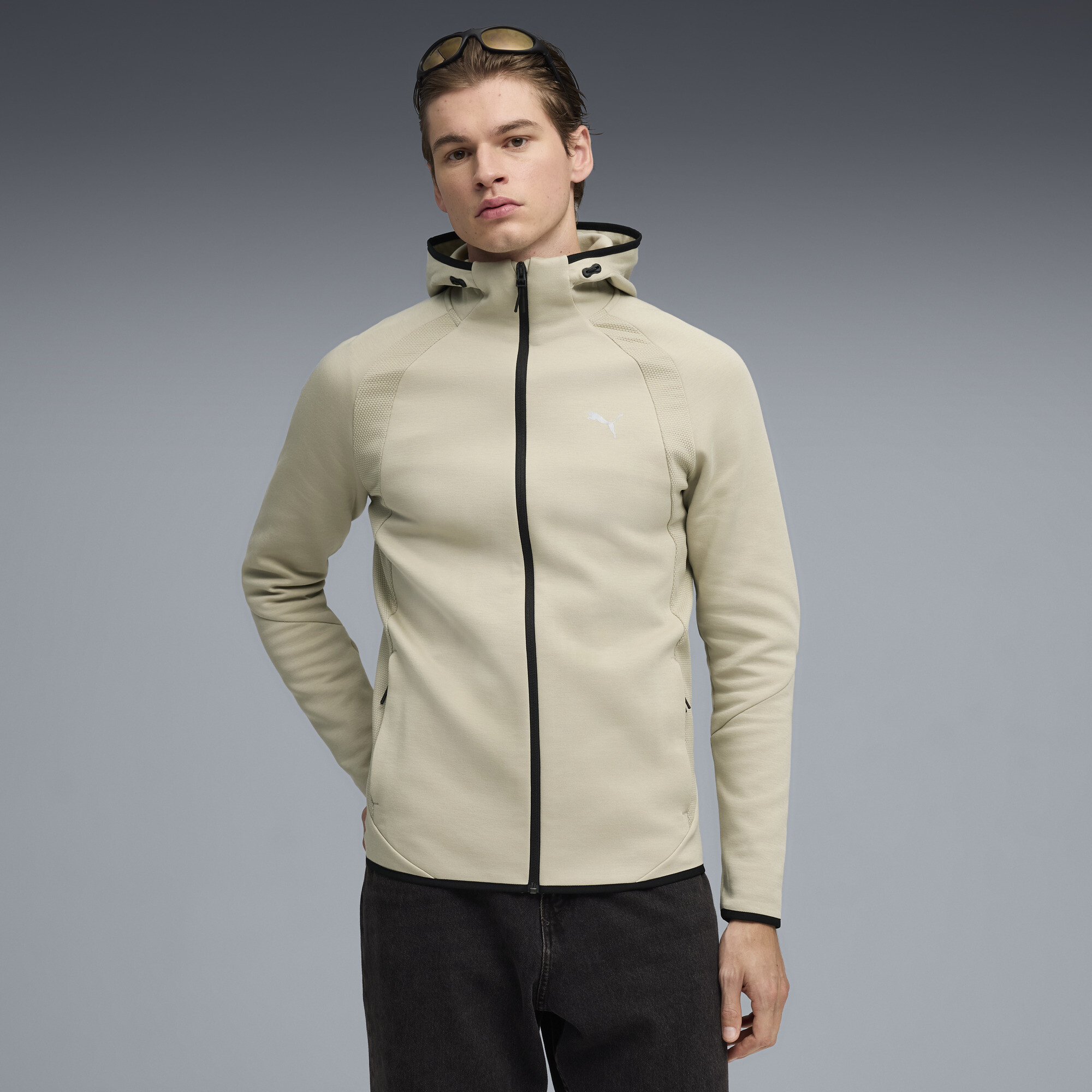 Evostripe Full-zip Hoodie Men | Crews & Hoodies | PUMA