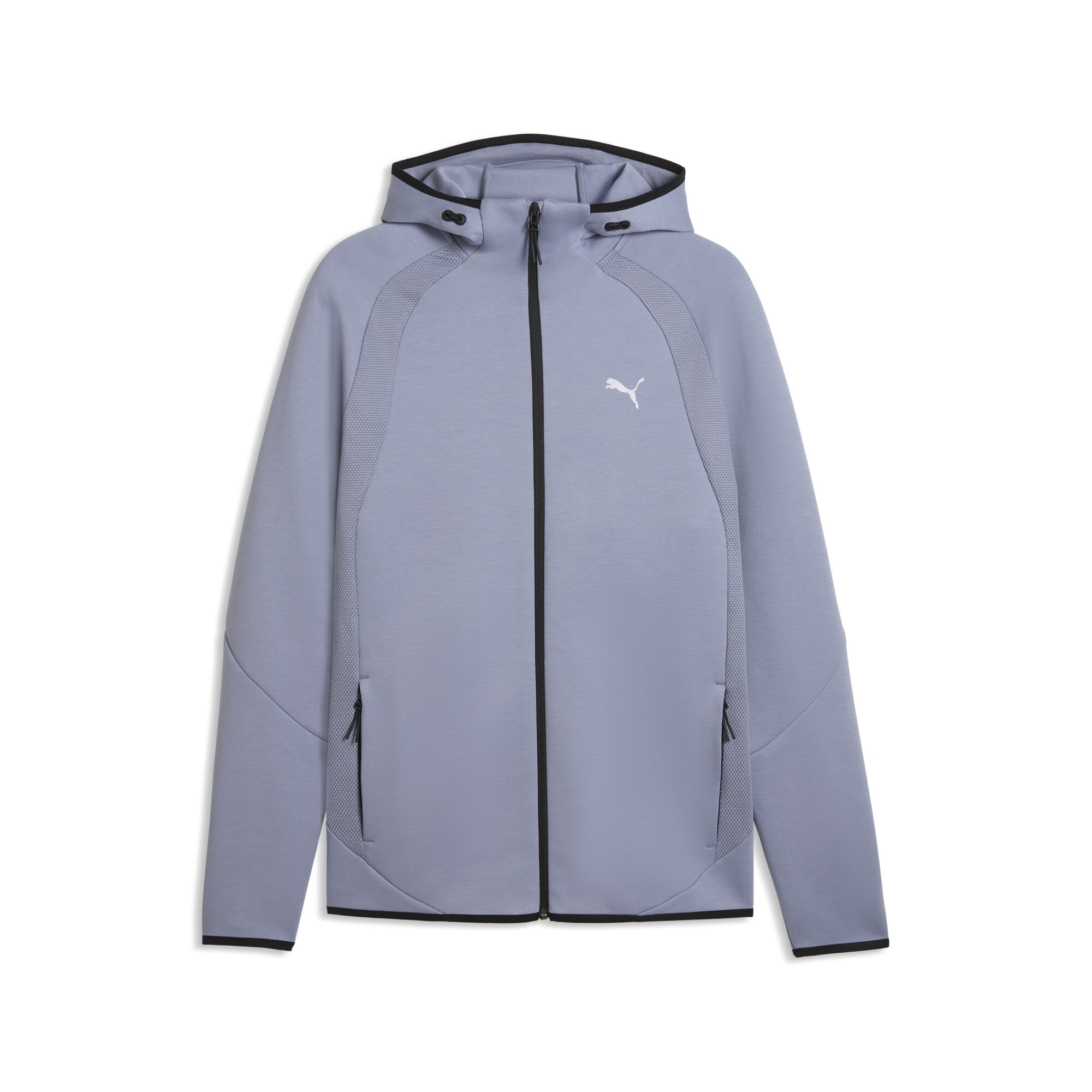 PUMA Evostripe hoodie met rits voor Heren, Grijs, Maat XS thumbnail 3