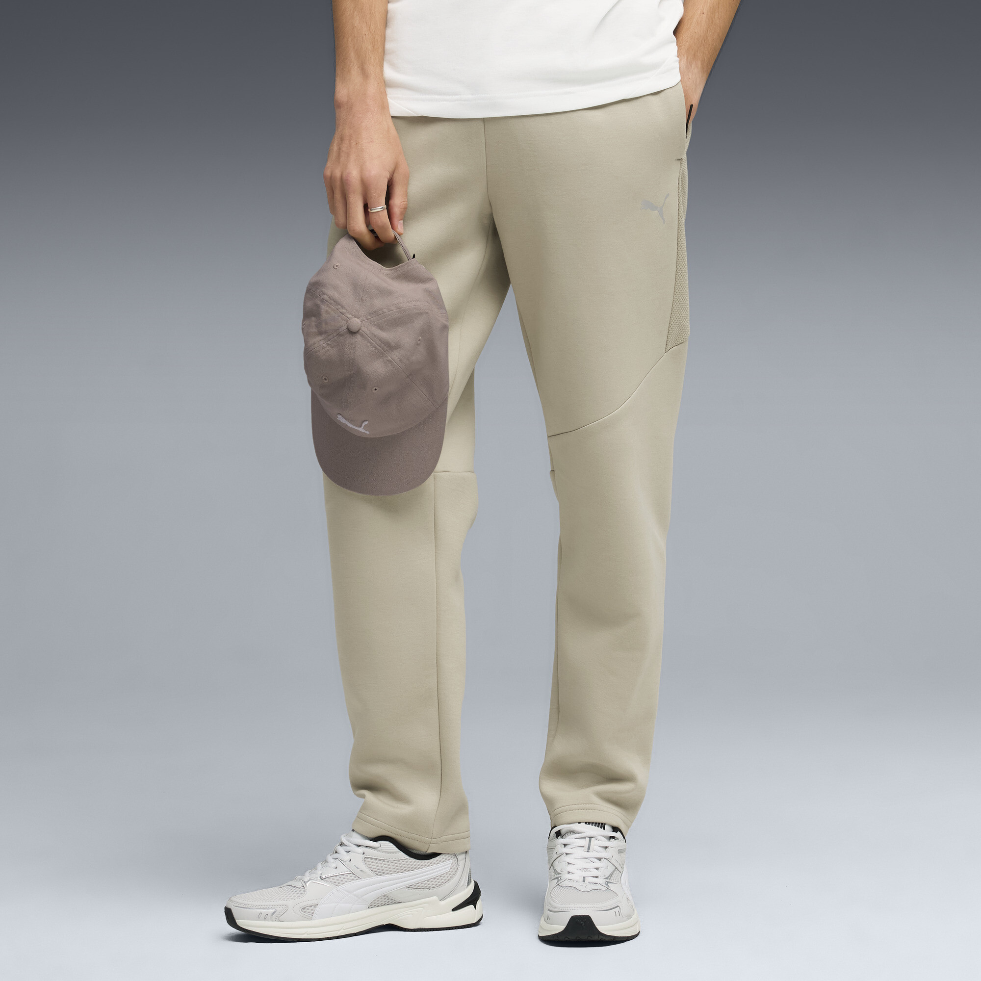 PUMA Evostripe Men's Pants in Beige, Size XXL