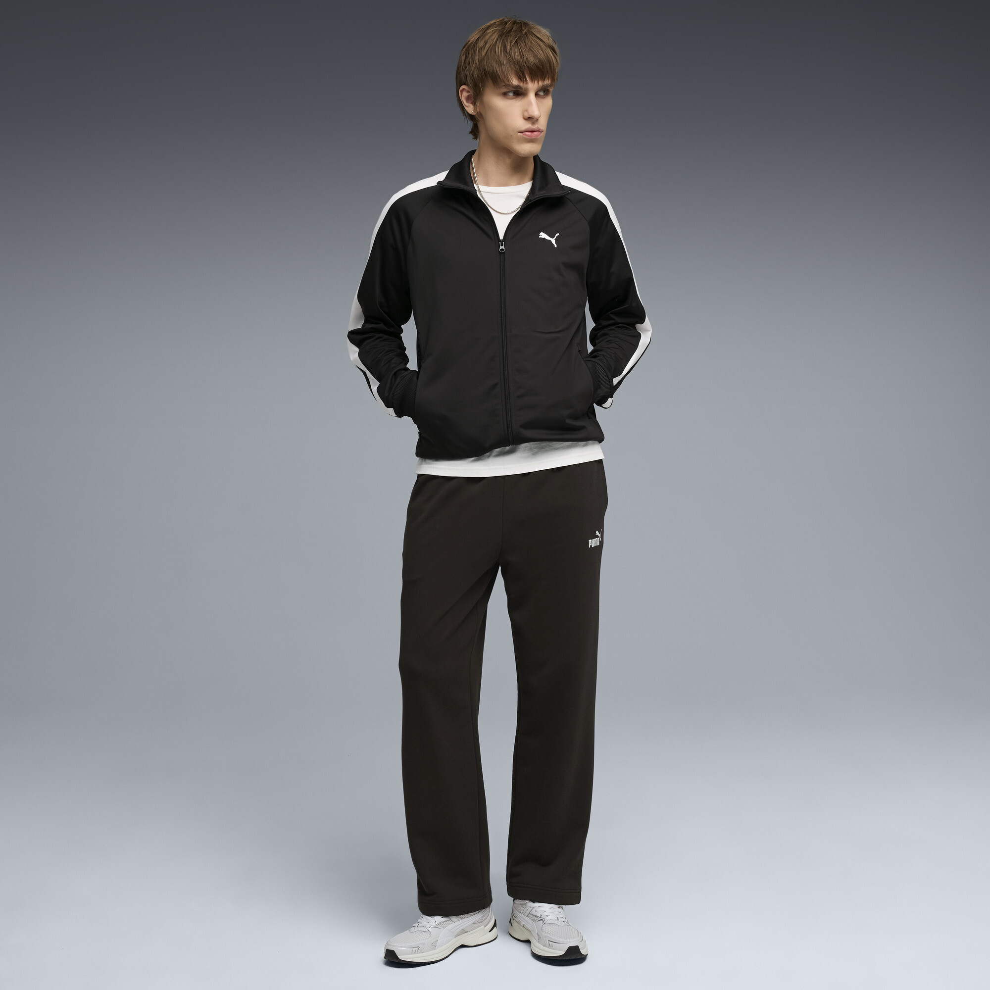 PUMA Essentials No. 1 Logo relaxte broek voor Heren, Zwart, Maat L thumbnail 4