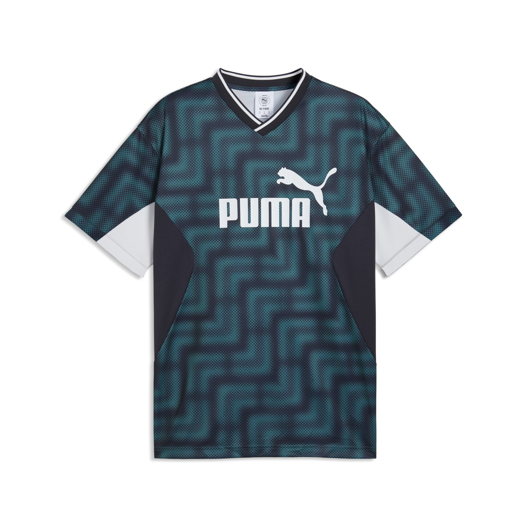 PUMA Essentials Block relaxed voetbalshirt voor Heren, Maat XL thumbnail 3