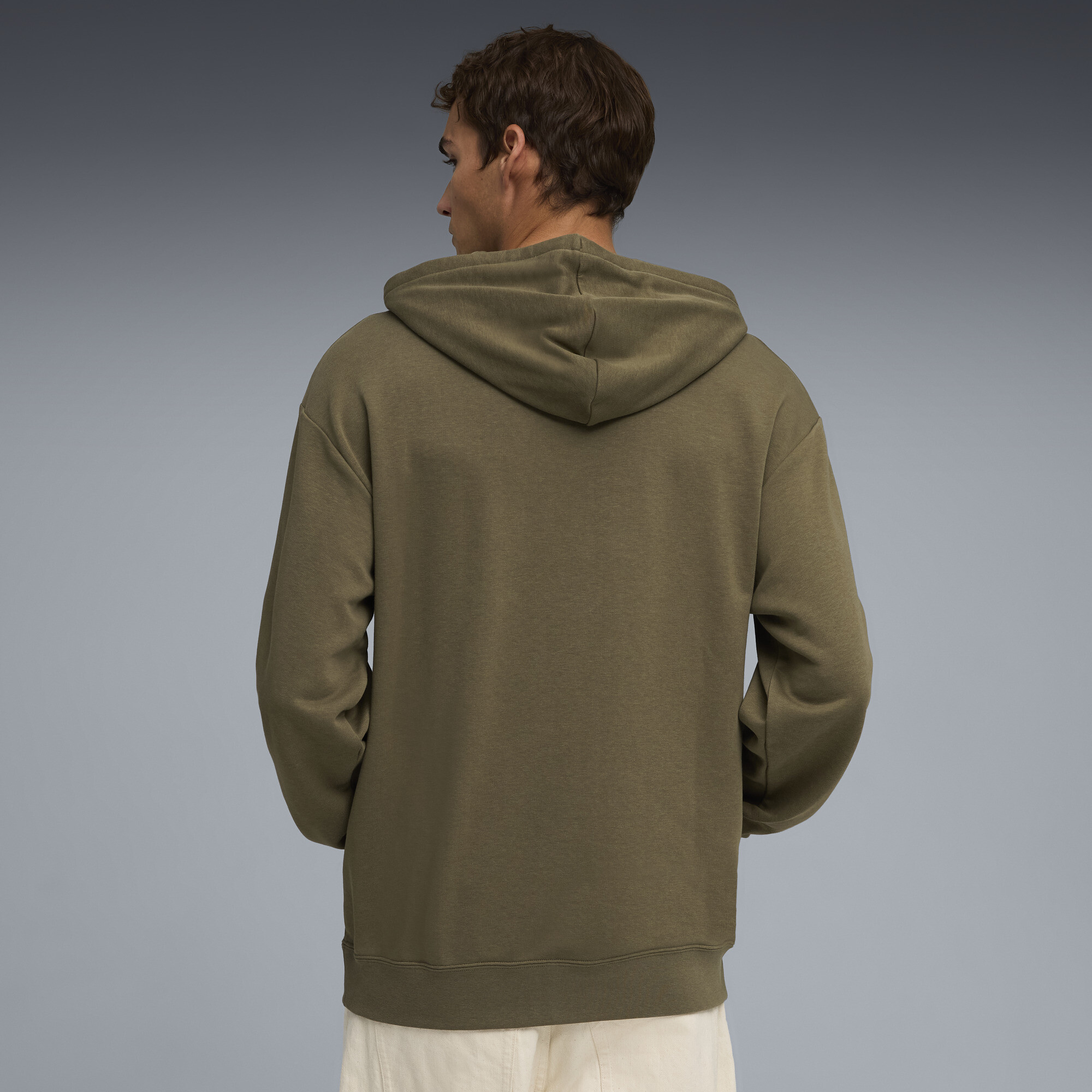 PUMA Essentials Relaxed No.1 Logo hoodie voor Heren, Groen, Maat L thumbnail 5