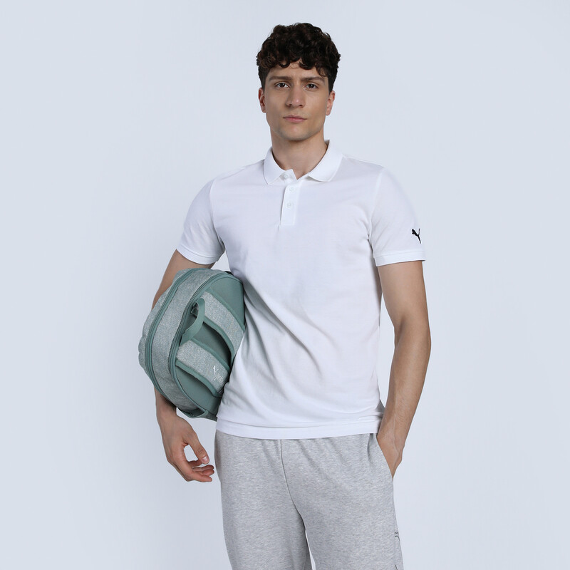 

Men's PUMA Logo Slim Fit Polo