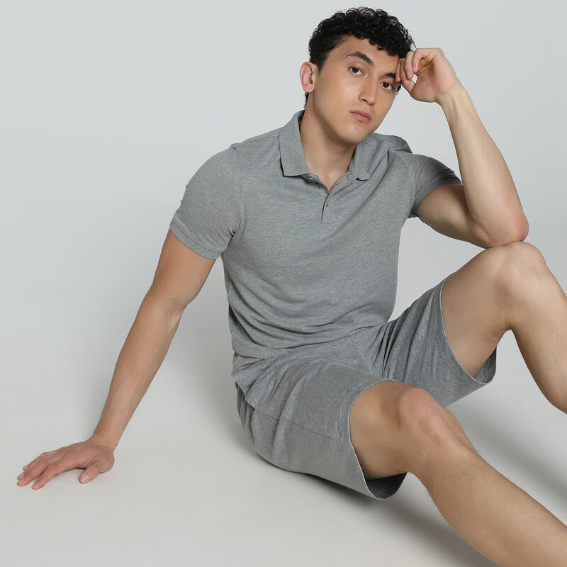 

Men's PUMA Logo Slim Fit Polo